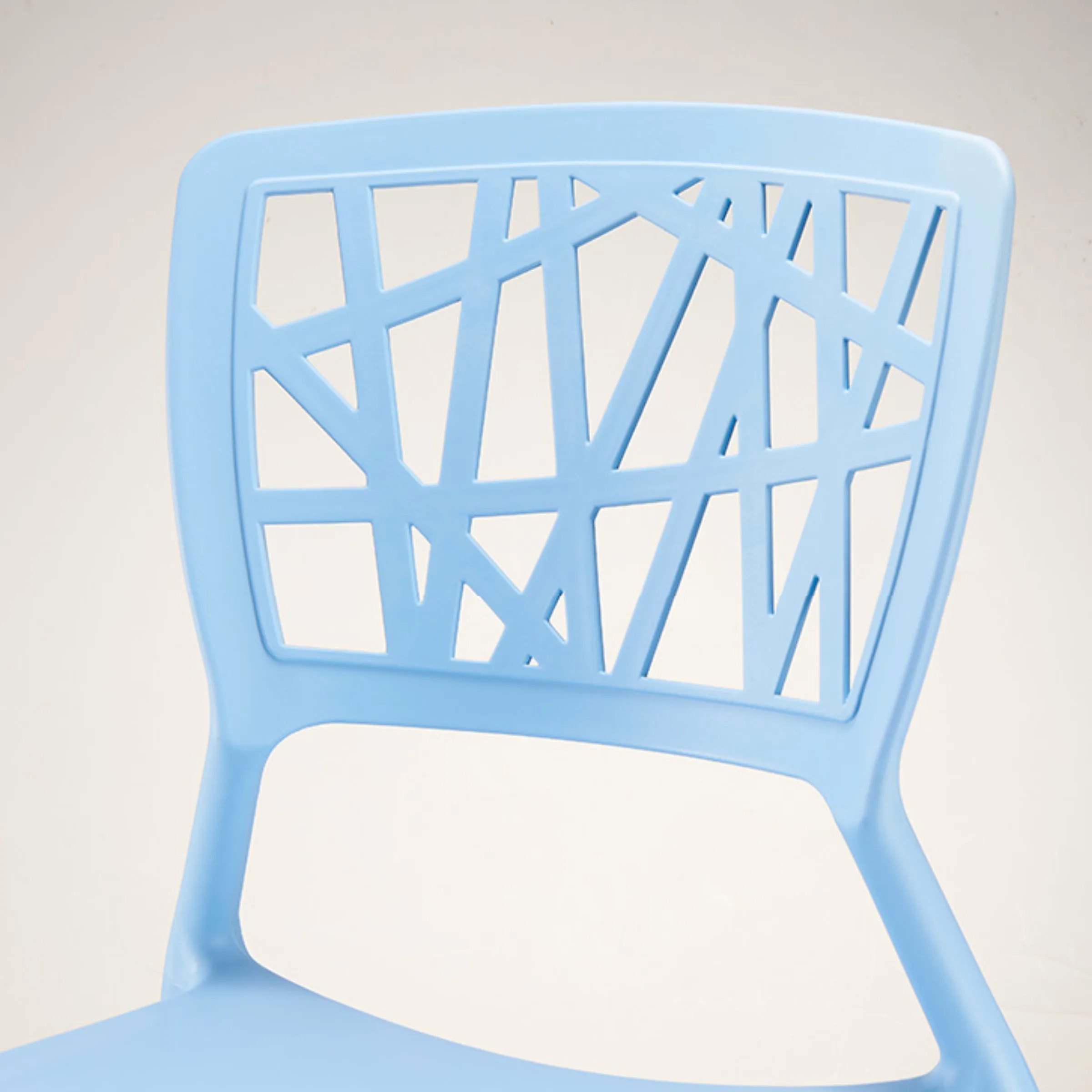 Dondoli Pocci Viento Chair Replica, Blue, Set of 2