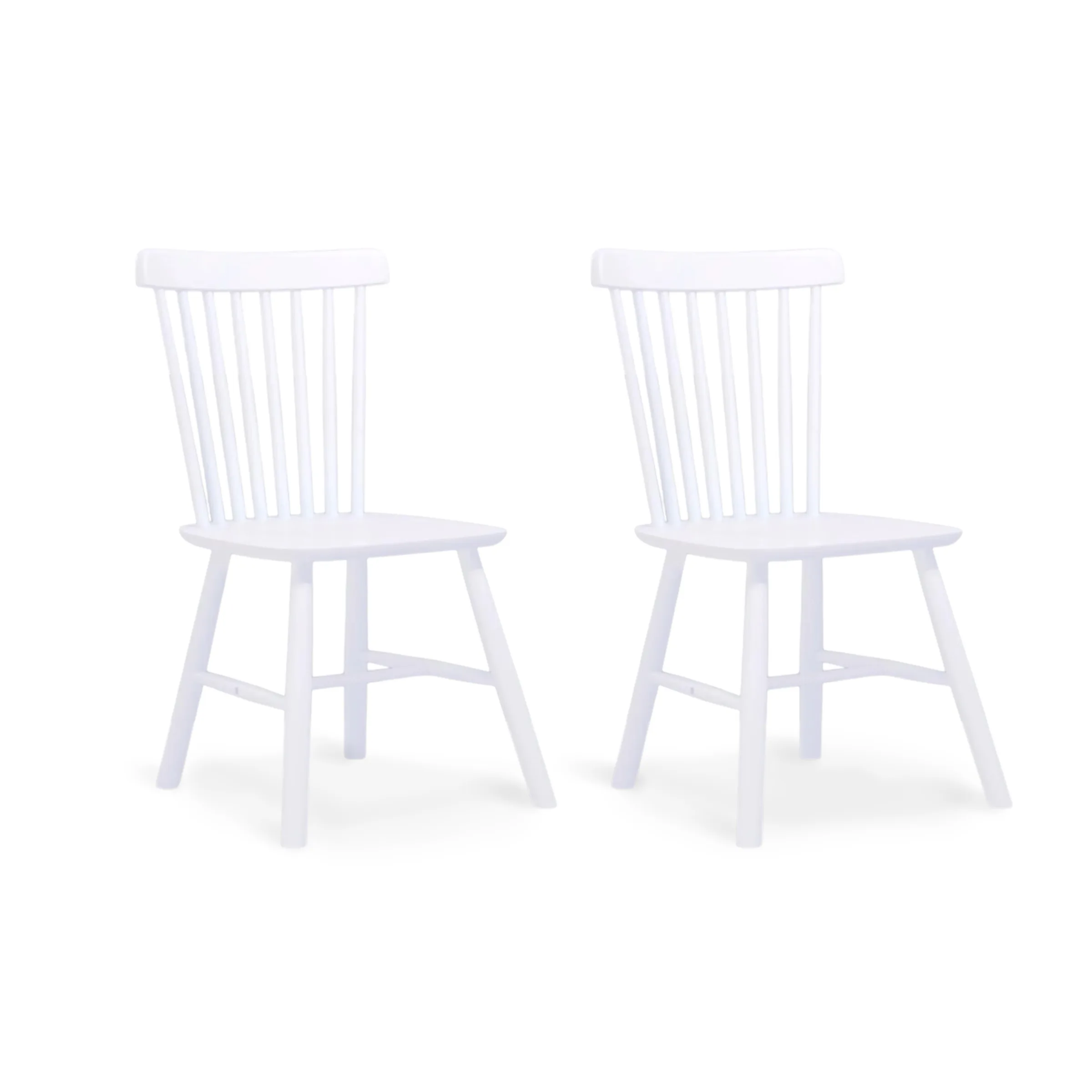 TON Ironica Dining Chair Replica, White, Set of 2