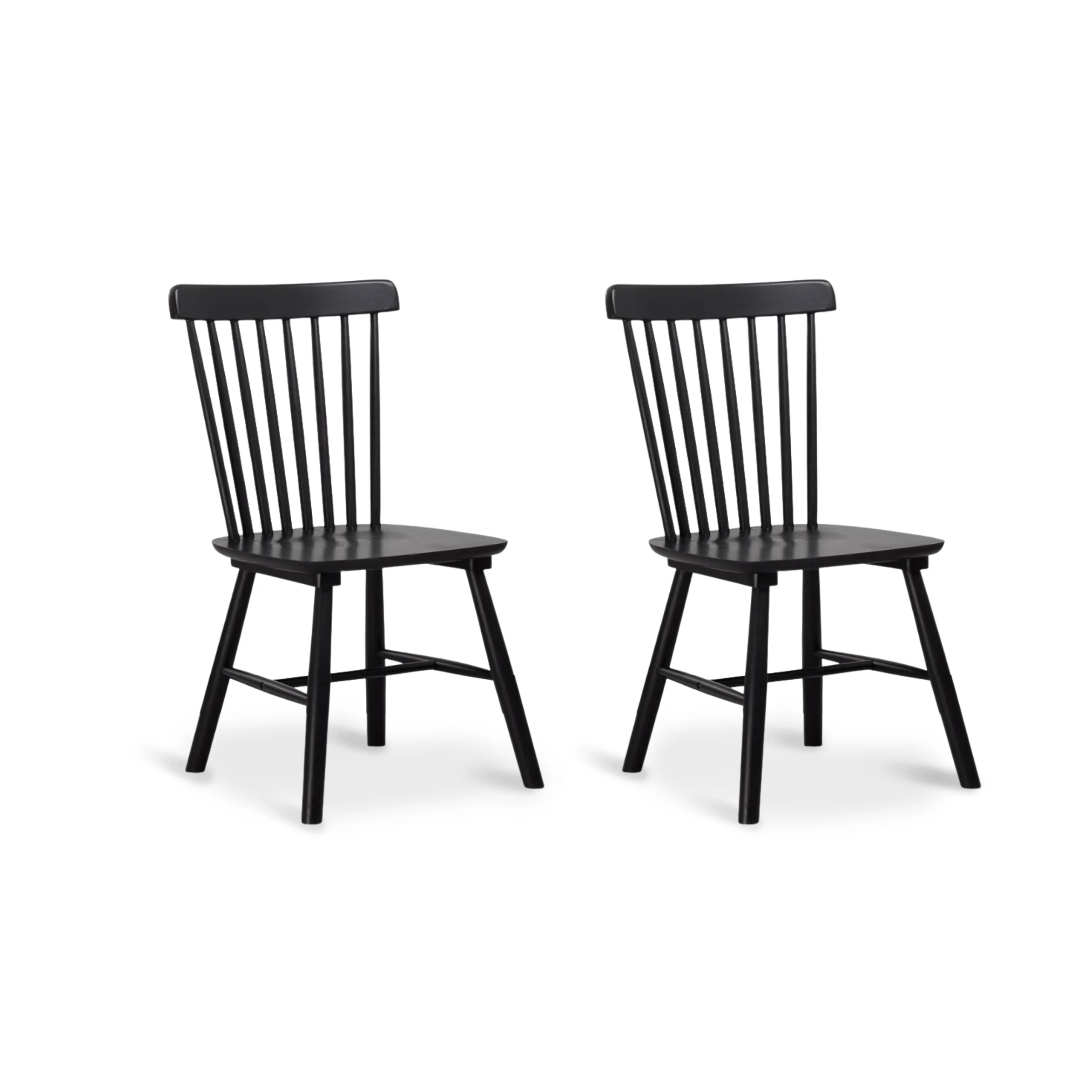 Replica Ironica Dining Chair, Set of 2, Black