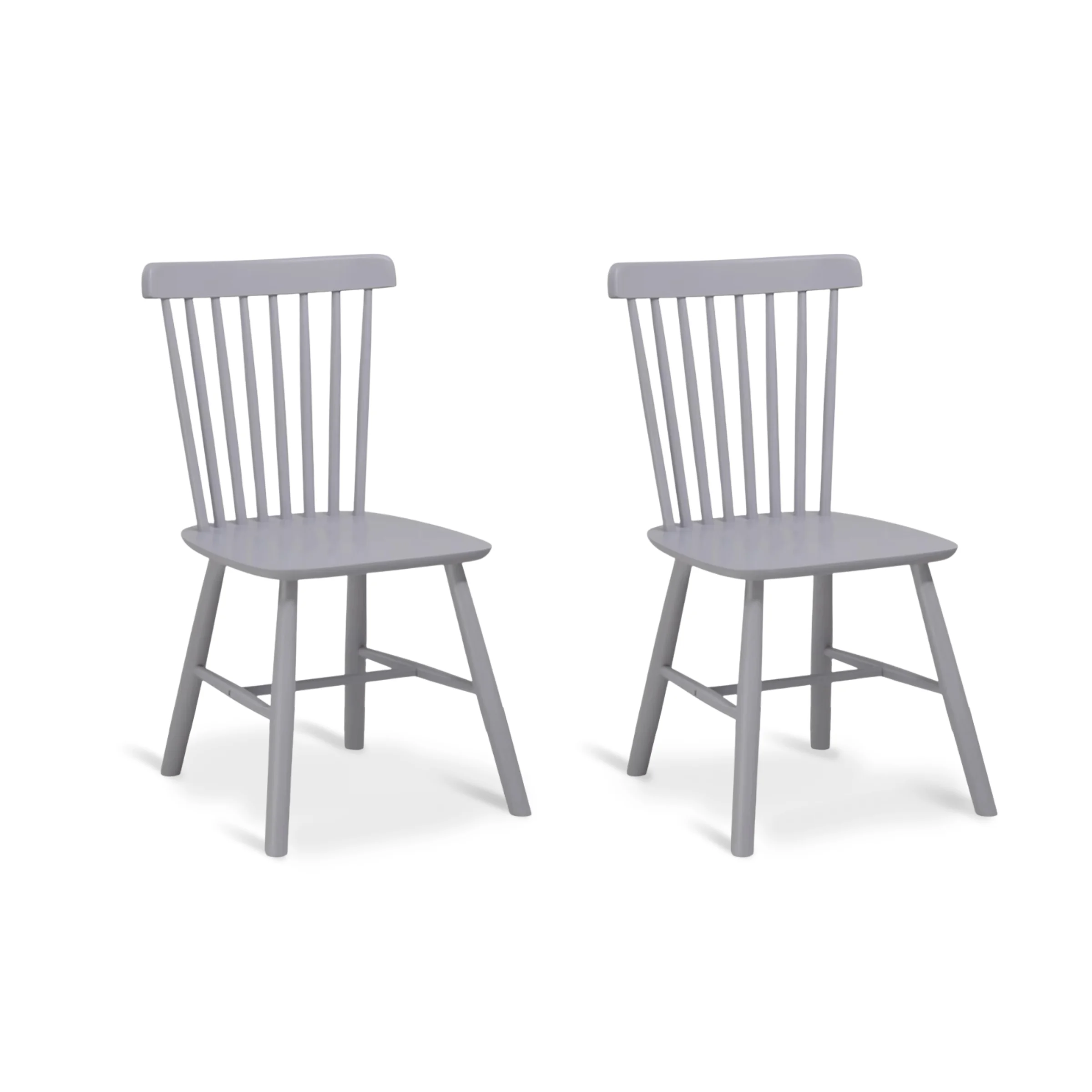 TON Ironica Dining Chair Replica, Grey, Set of 2