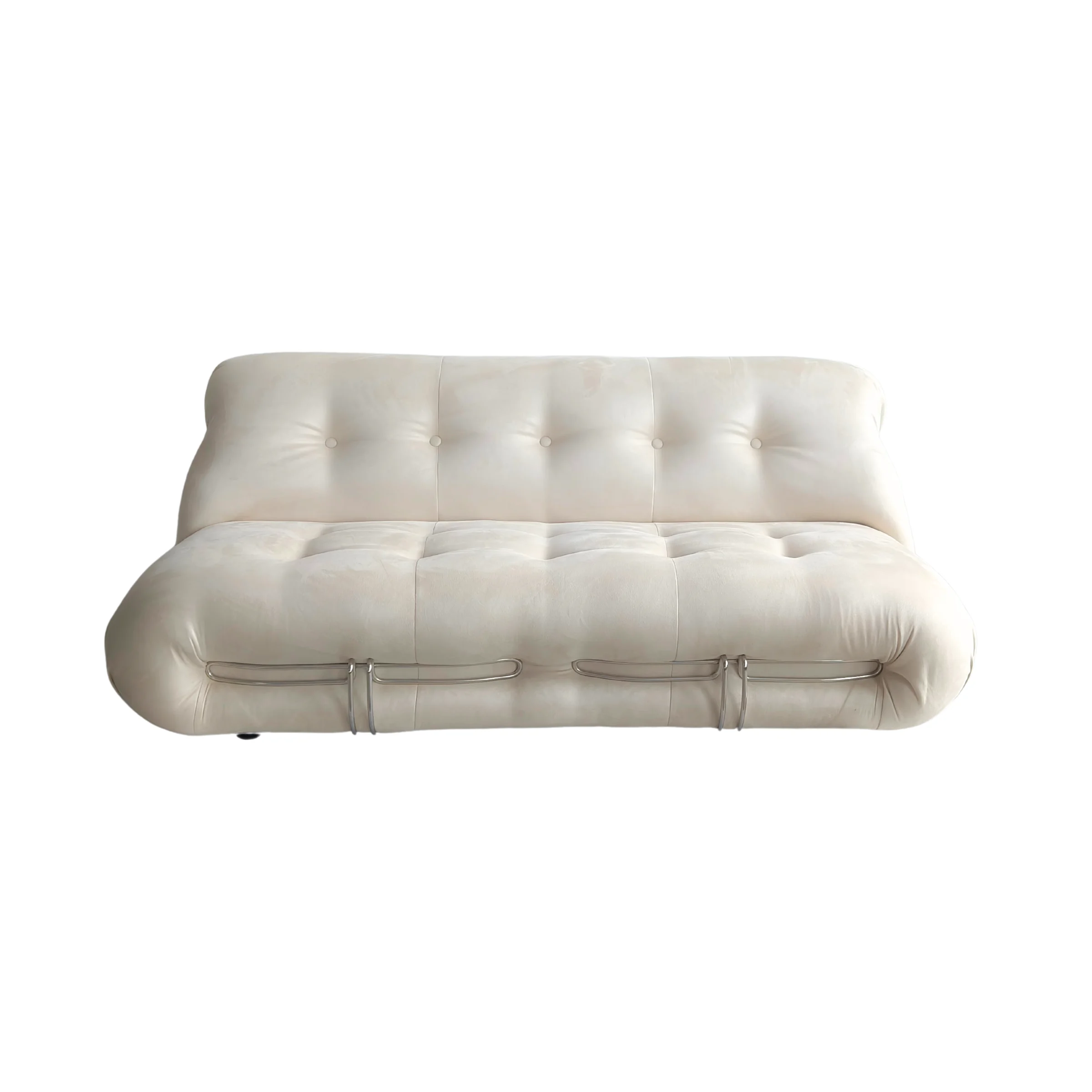Tobia Scarpa Soriana Sofa Replica, 3-Seater, White