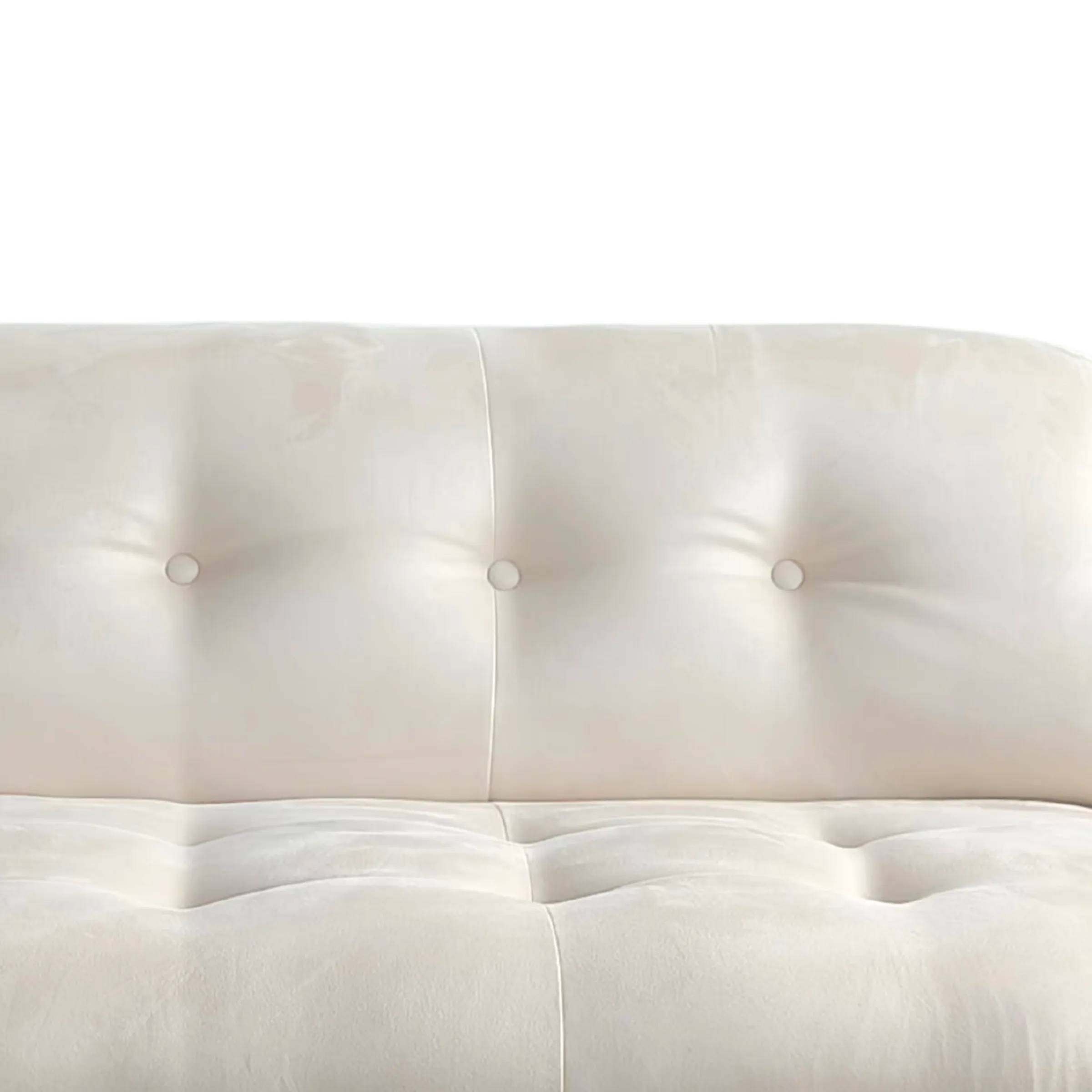 Tobia Scarpa Soriana Sofa Replica, 3-Seater, White