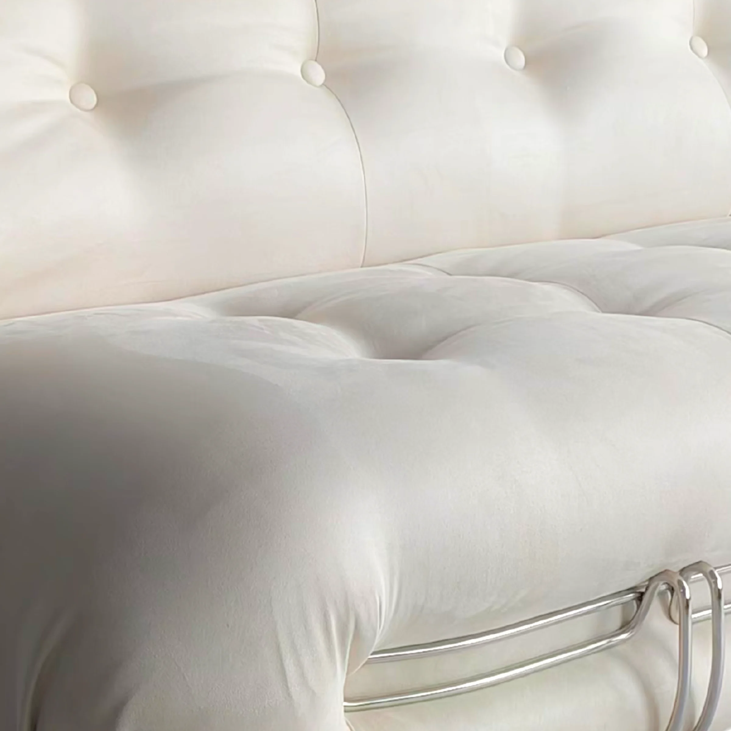 Tobia Scarpa Soriana Sofa Replica, 3-Seater, White