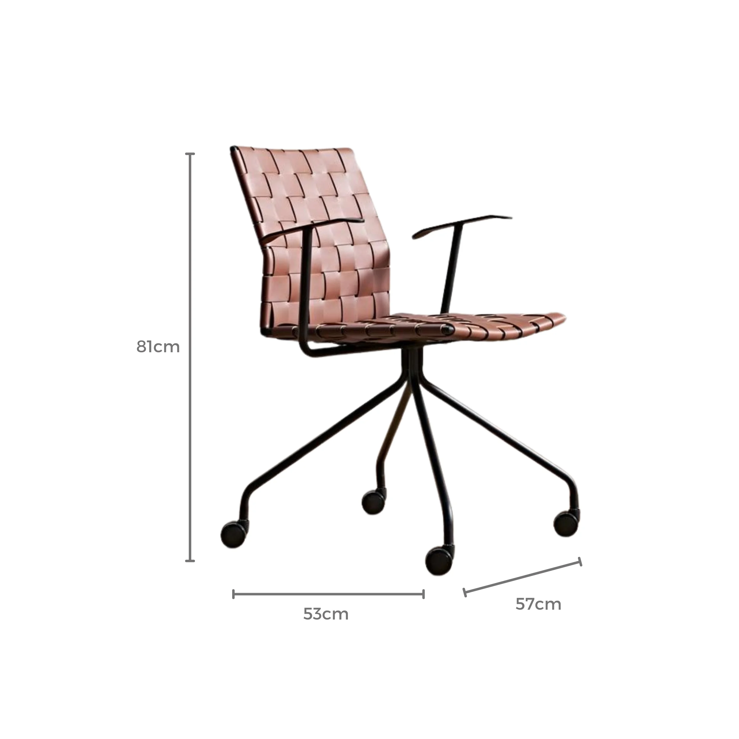 Glimmer Woven Office Chair