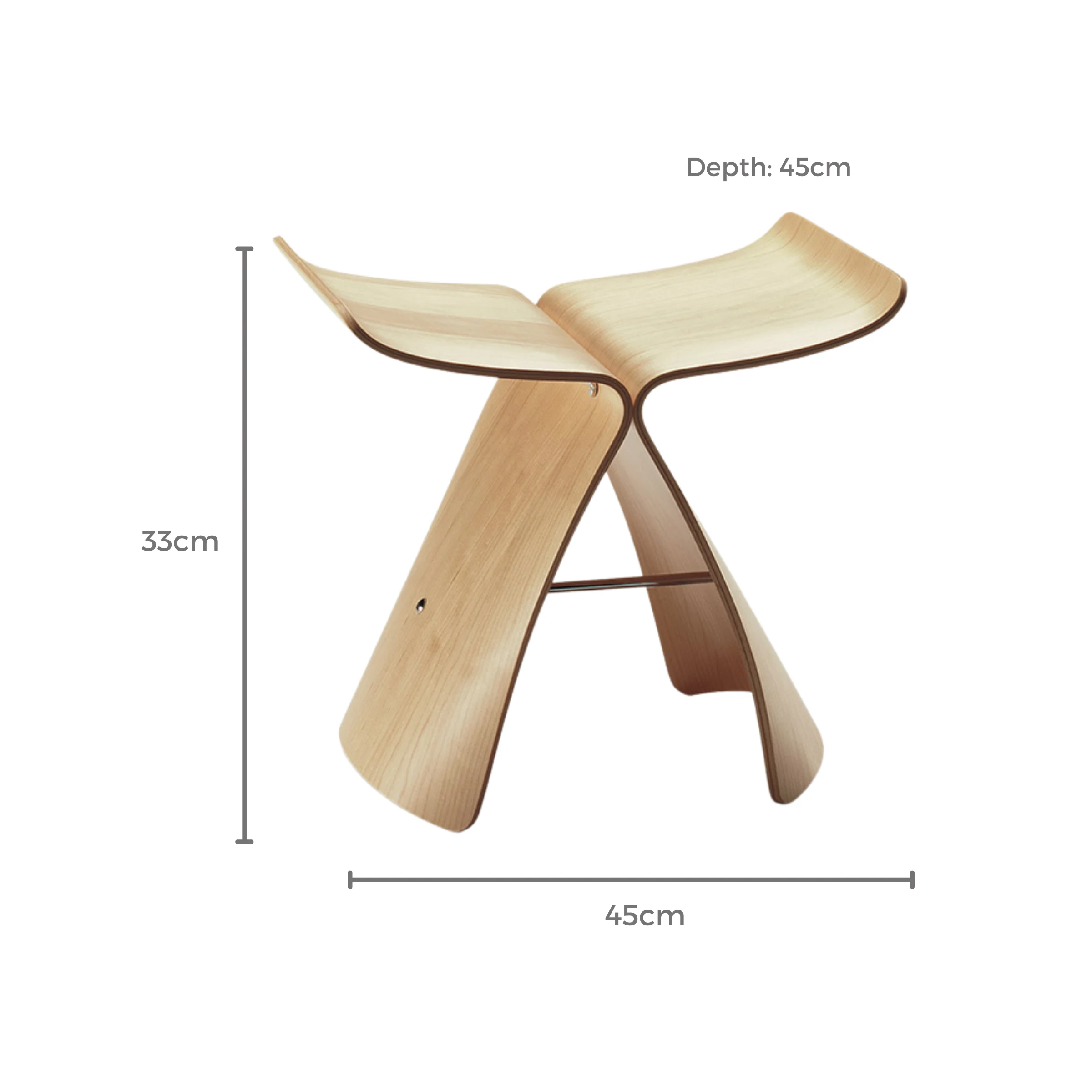 Sori Yanagi Butterfly Side Table Replica