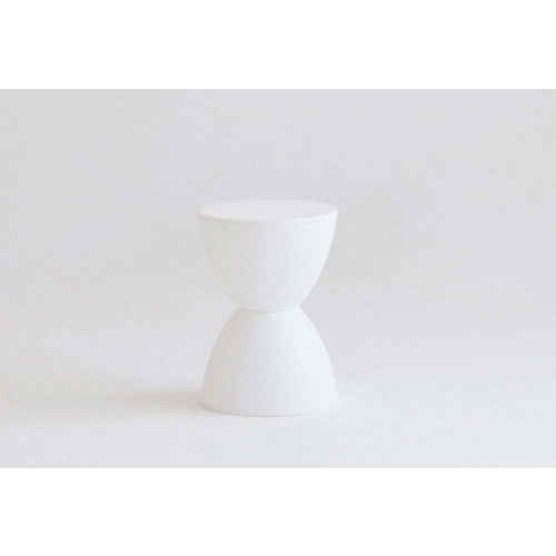 Merike Prince Stool, 30x43CM, White