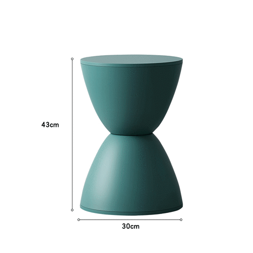 Merike Prince Stool, 30x43CM, Dark Teal