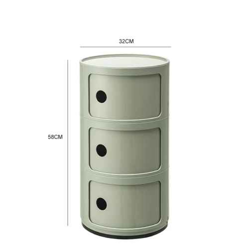 Merike Pandora 3 Tier Column Storage Organizer, 32x58CM, Matcha Green