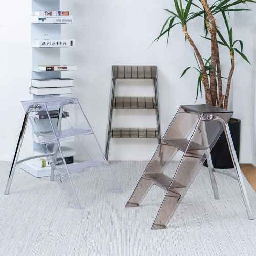 Merike Elevate Ladder Side Table, 44x52CM, Coffee