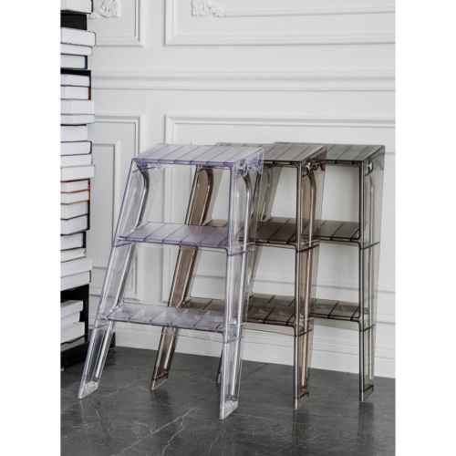 Merike Elevate Ladder Side Table, 44x52CM, Coffee