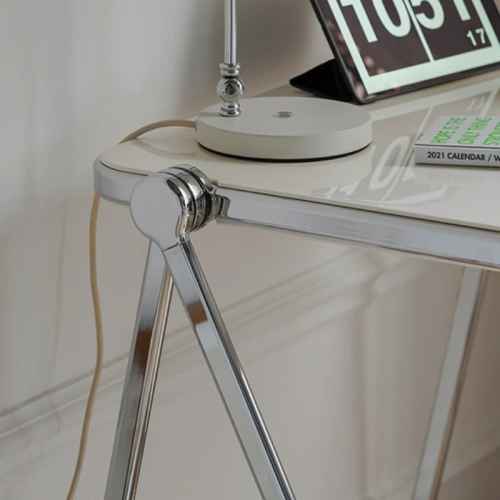 MODE Larkin Minimalist Folding Desk, White