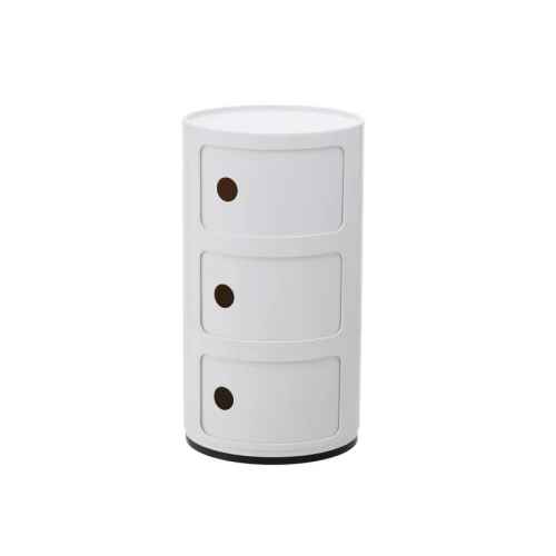 MODE Pandora 3 Tier Column Storage Organizer, 32x58CM, White