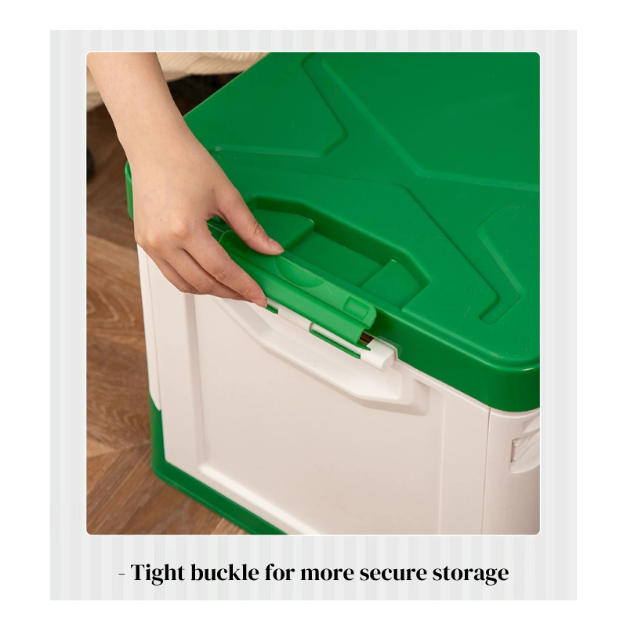 Merike Morph Folding Storage Box, 61x35.7x31.5CM, Green