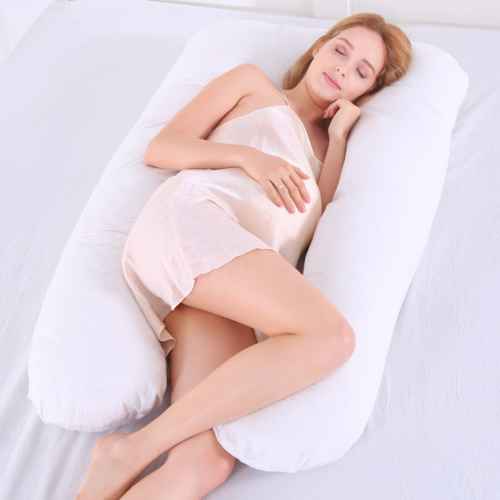 Moji Snuggle Best Pregnancy Body Pillow with pillowcase, Large
