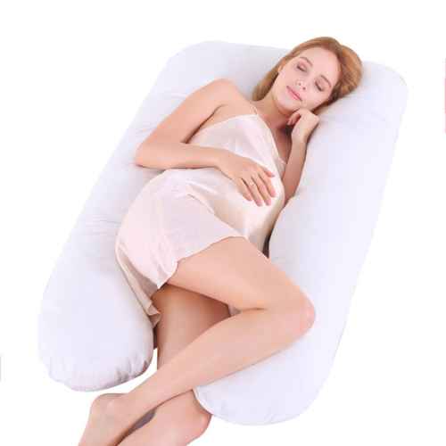 Moji Snuggle Best Pregnancy Body Pillow with pillowcase, Large