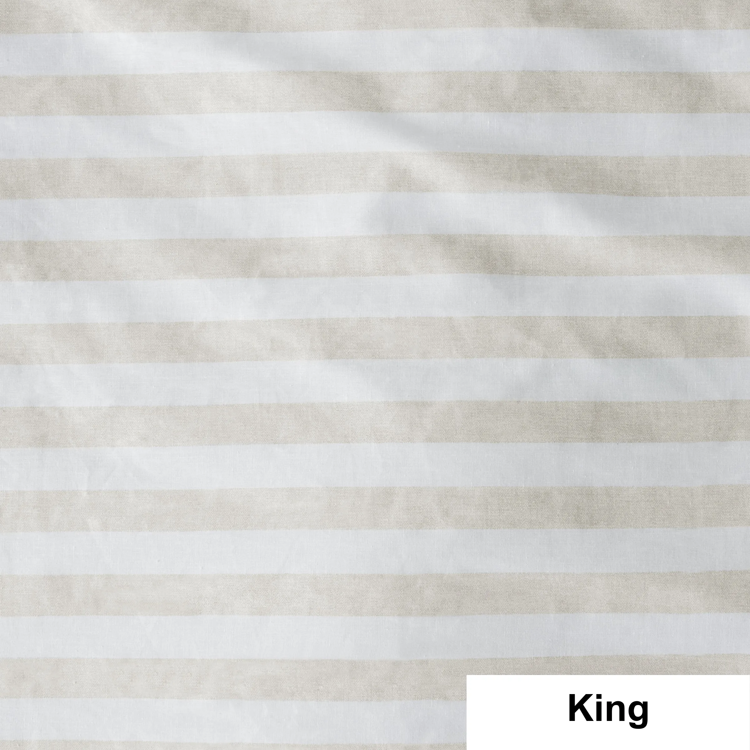 NU EDITION Charlie Duvet Cover Set, Sand, King