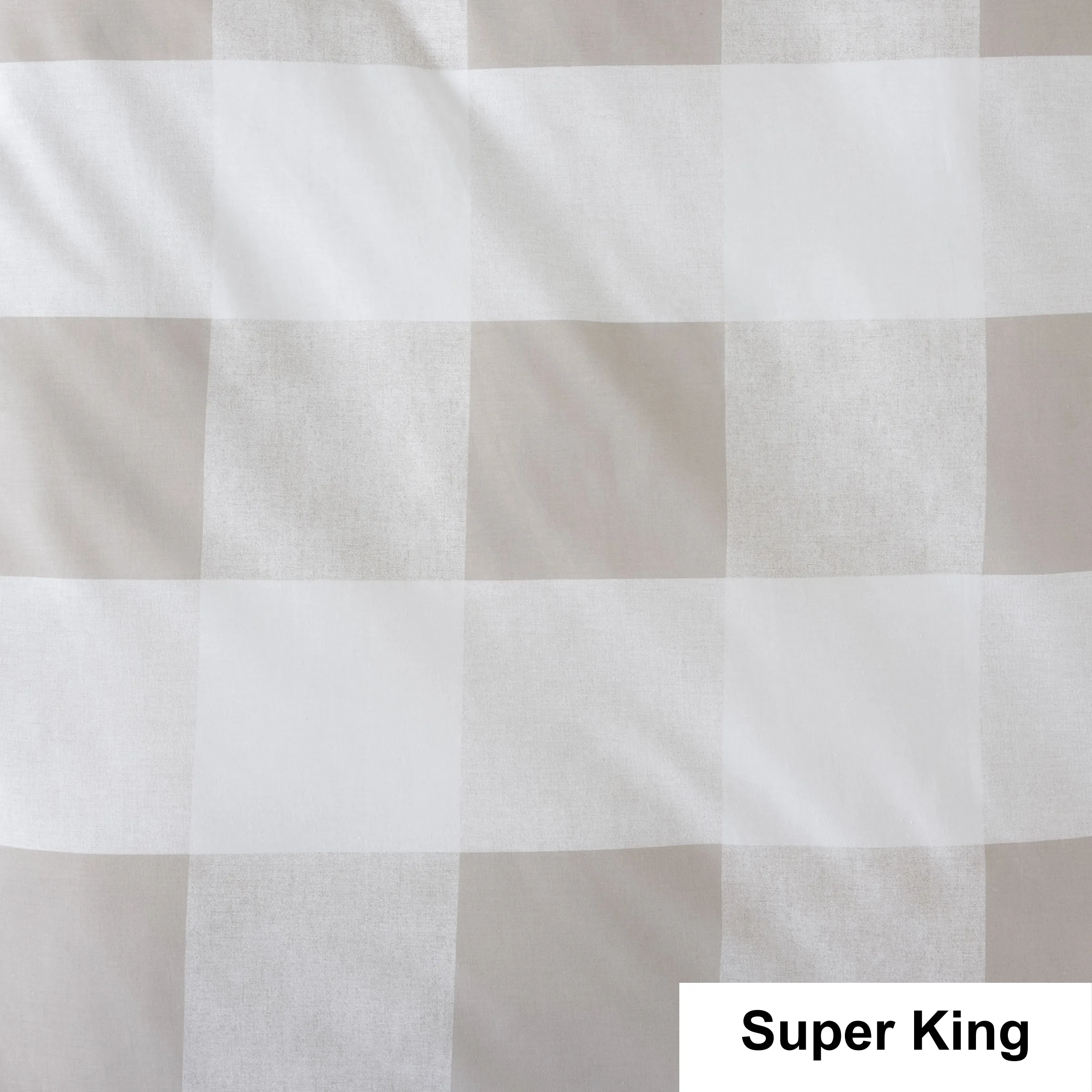 NU EDITION Alec Duvet Cover Set, Mushroom, Super King