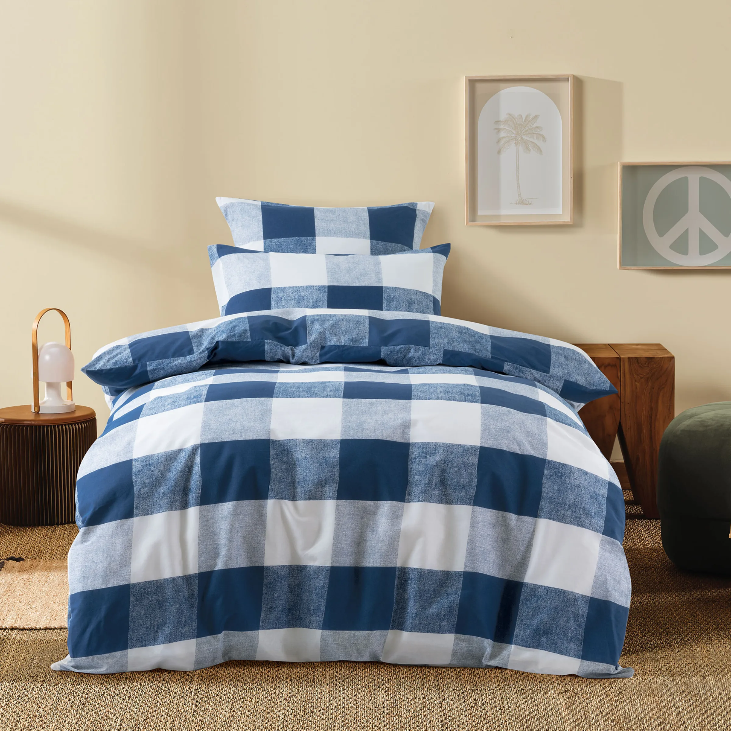 NU EDITION Alec Duvet Cover Set, Ink, Single