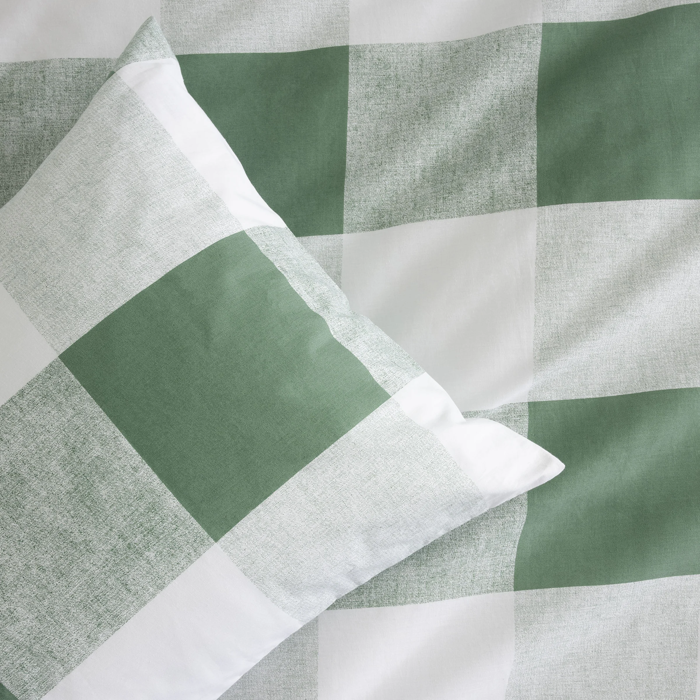 NU EDITION Alec Duvet Cover Set, Moss, Super King