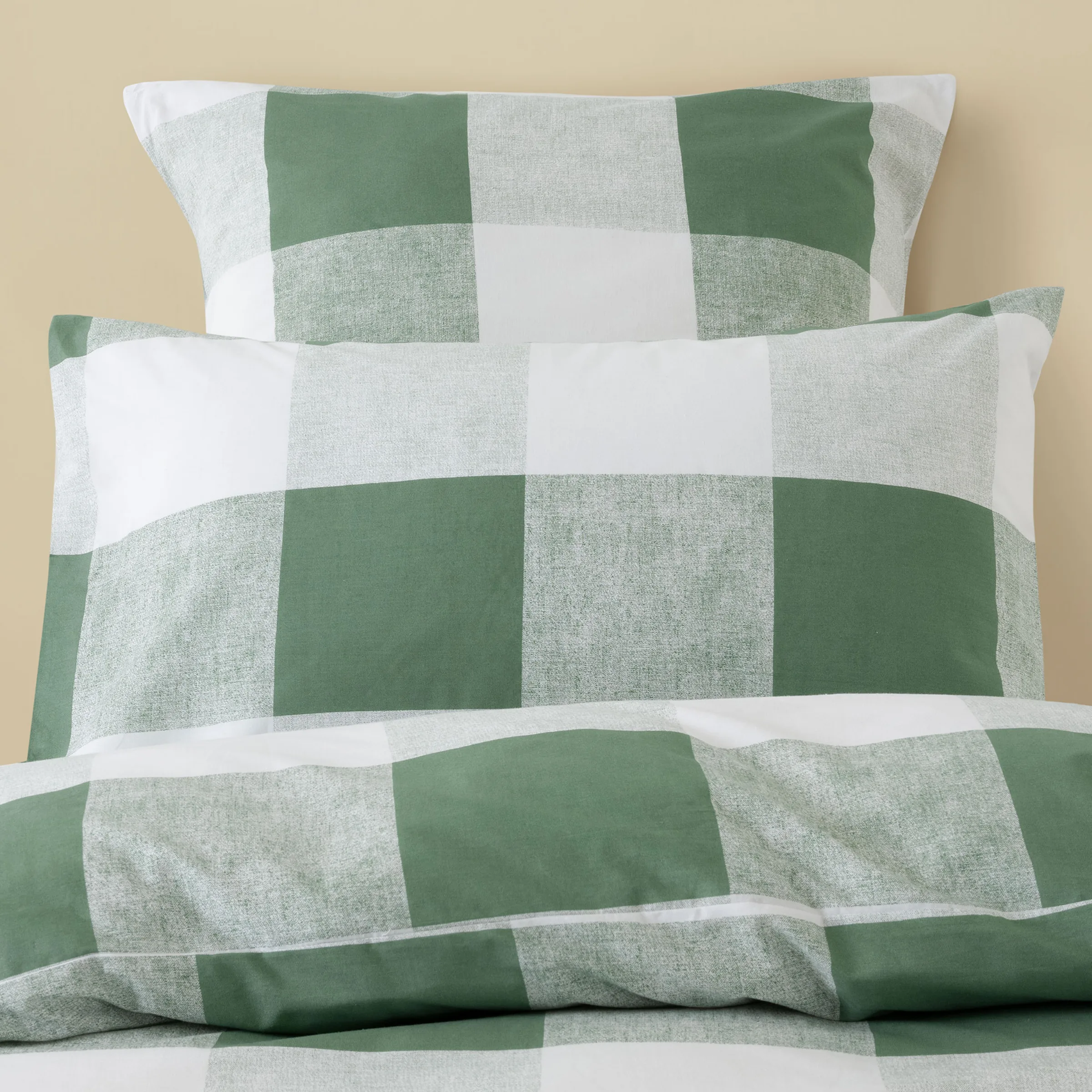 NU EDITION Alec Duvet Cover Set, Moss, Super King