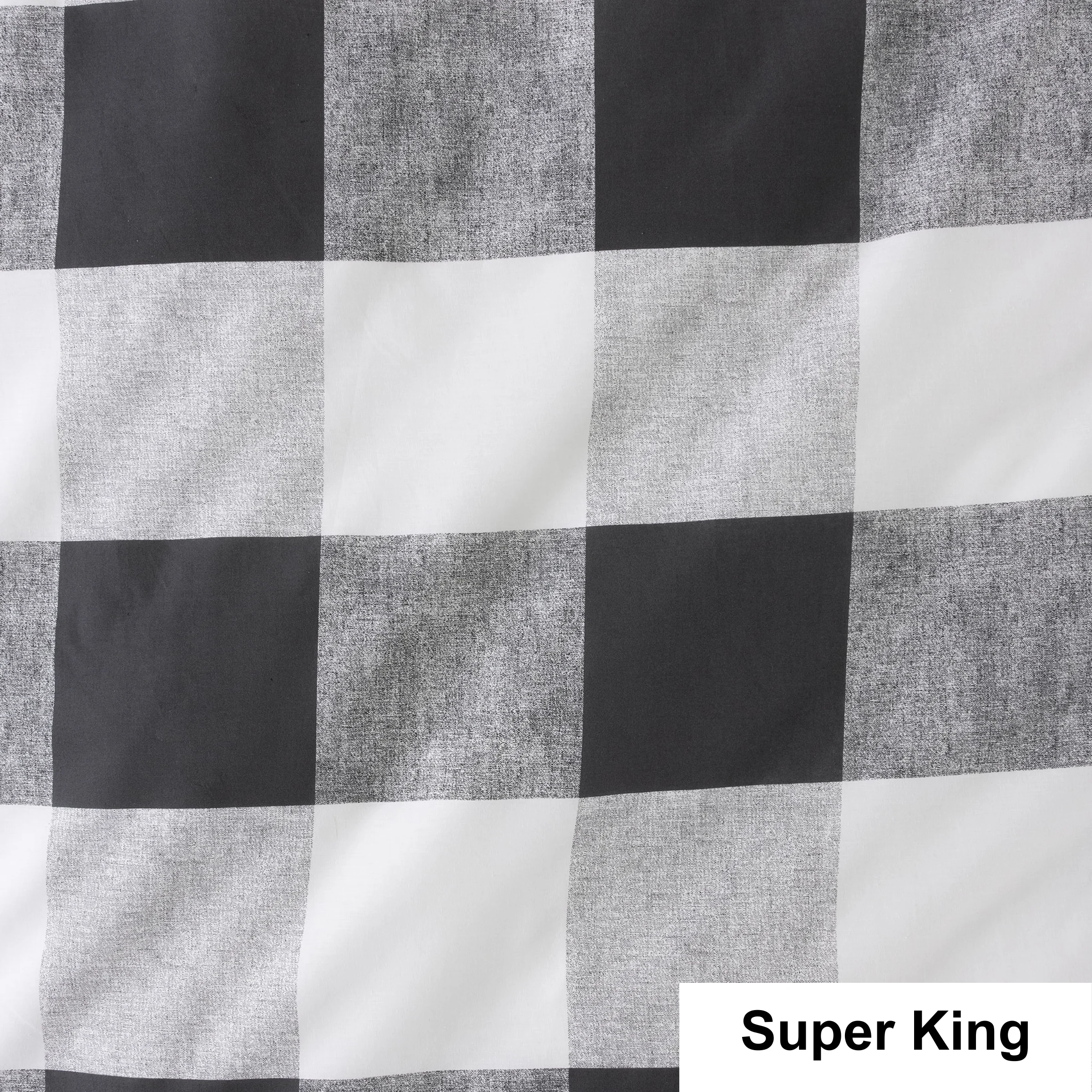 NU EDITION Alec Duvet Cover Set, Carbon, Super King