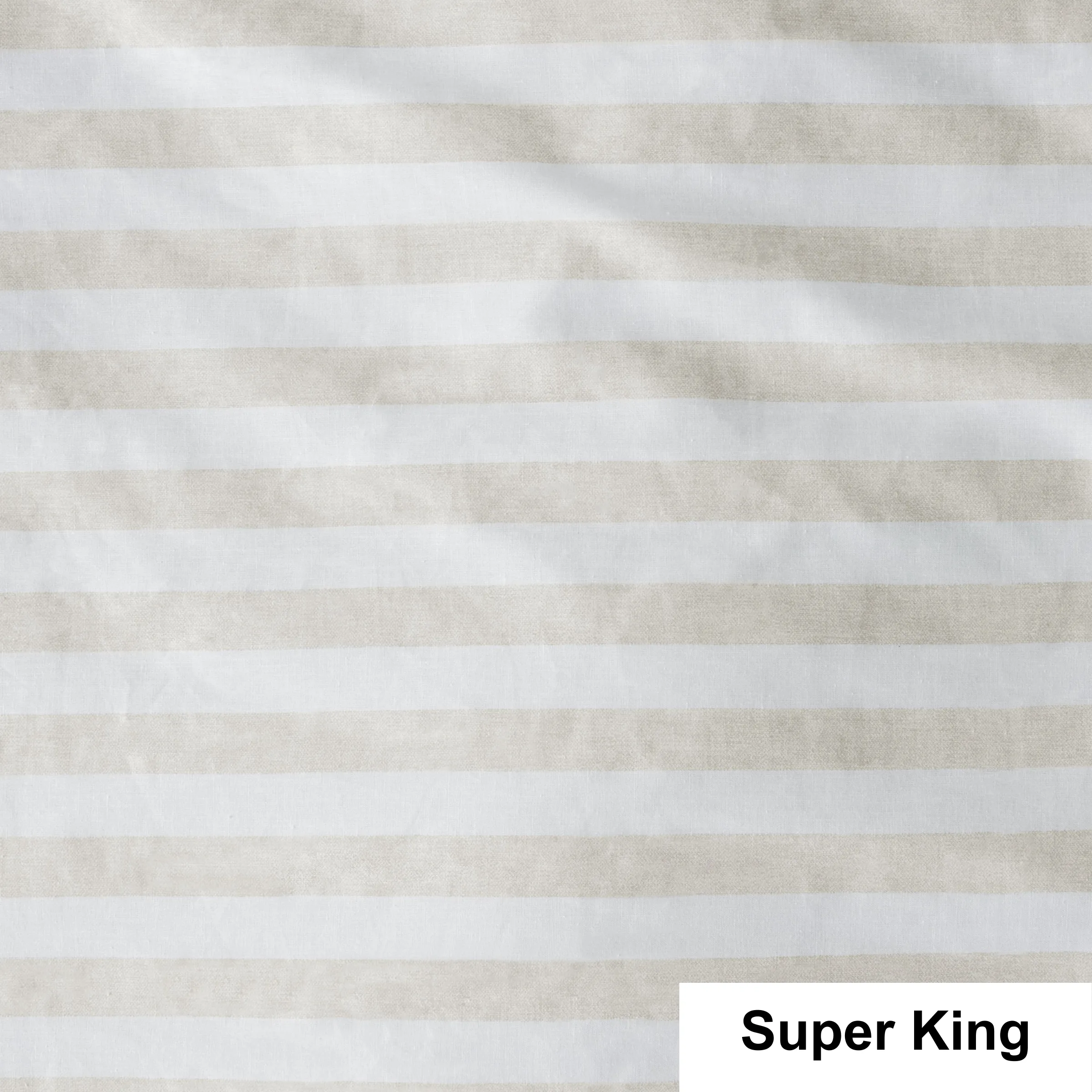 NU EDITION Charlie Duvet Cover Set, Sand, Super King
