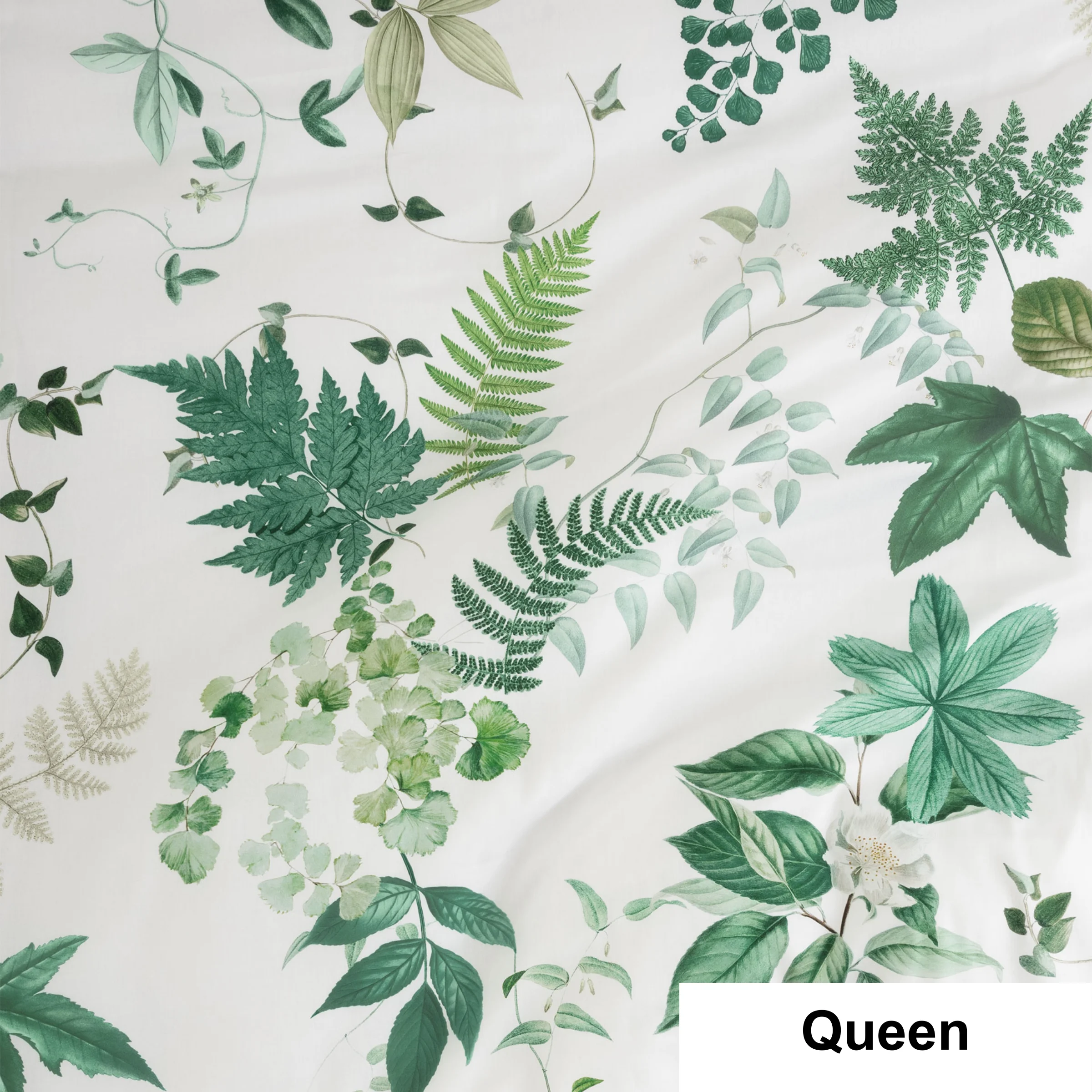SAVONA Freya Duvet Cover Set, White, Queen