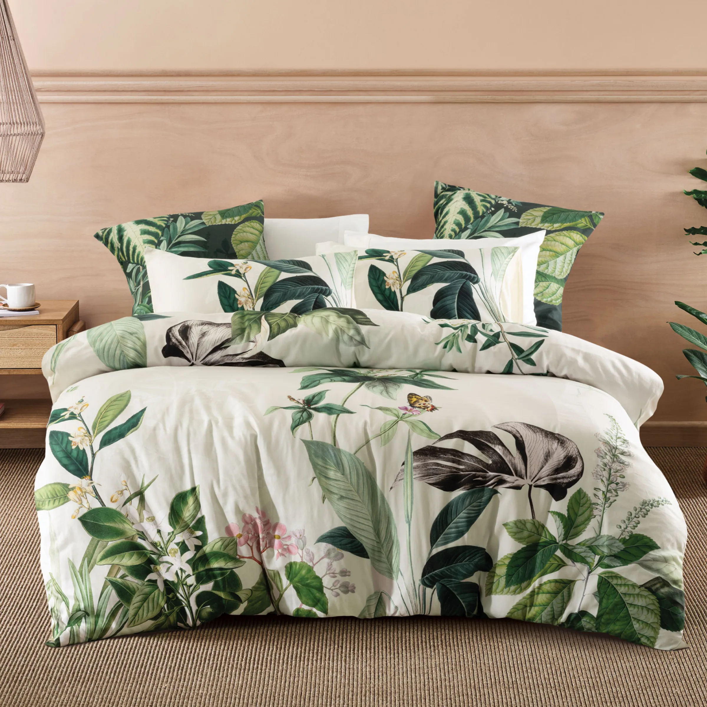 SAVONA Grove Duvet Cover Set, Linen, Super King