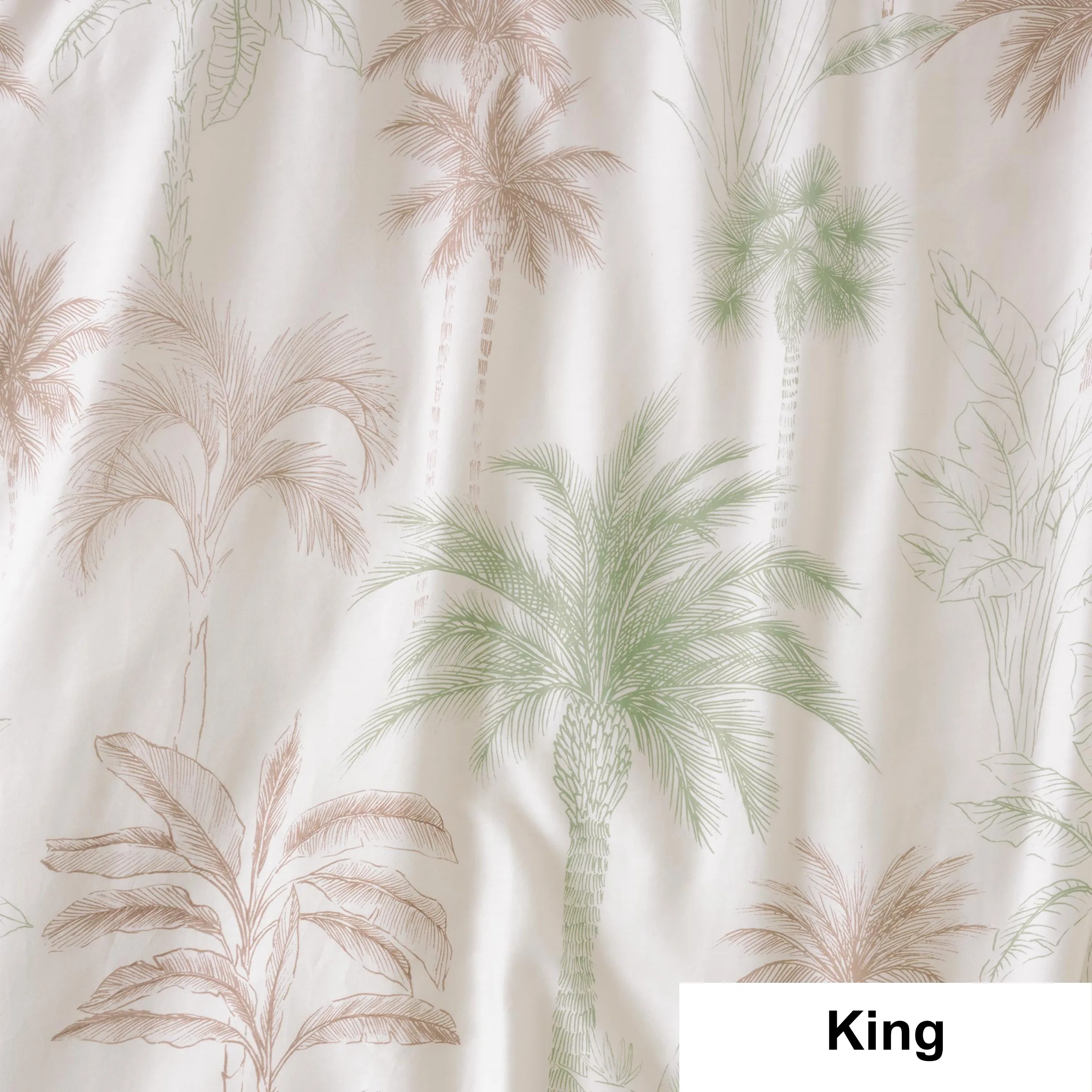SAVONA Lombok Duvet Cover Set, Leaf, King