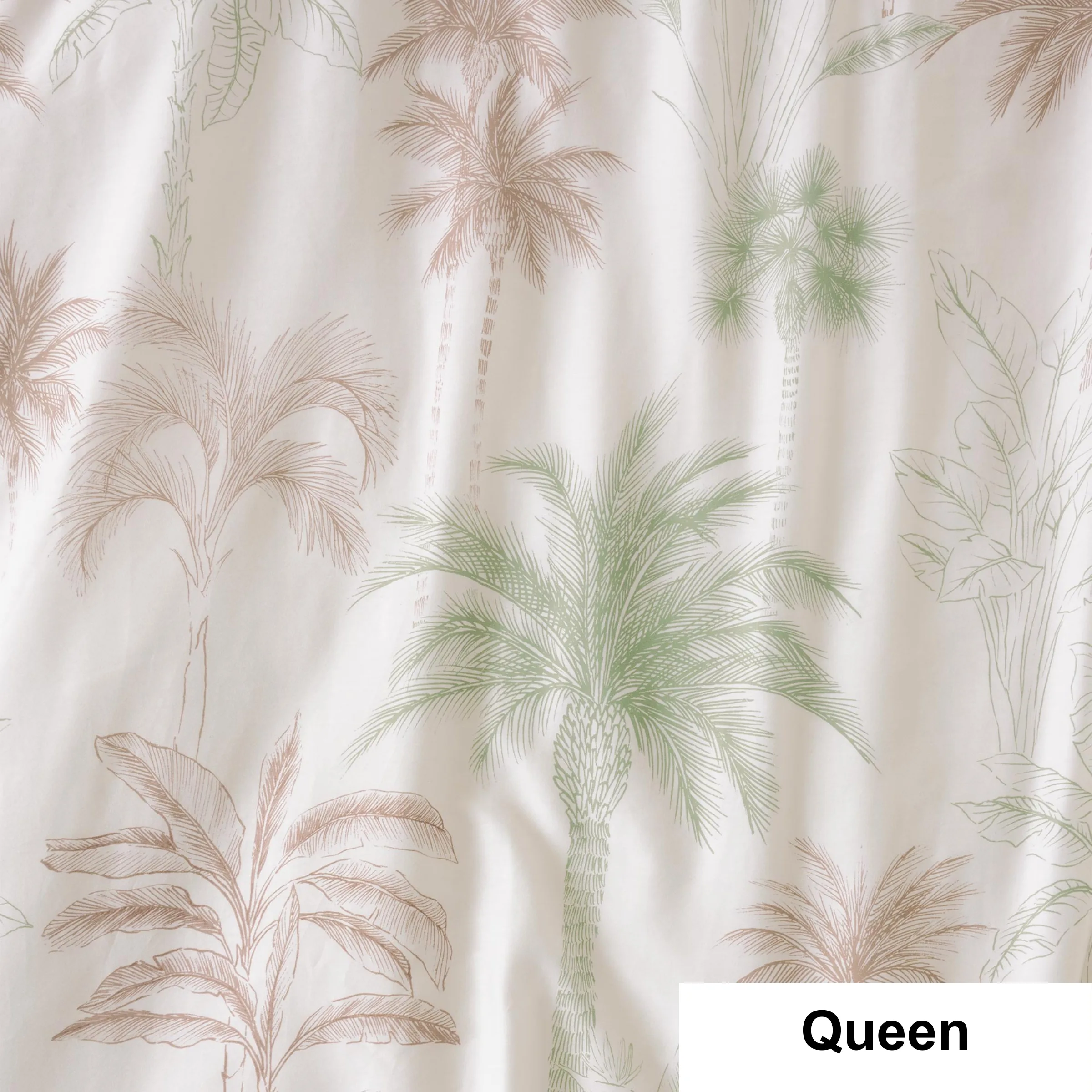 SAVONA Lombok Duvet Cover Set, Leaf, Queen