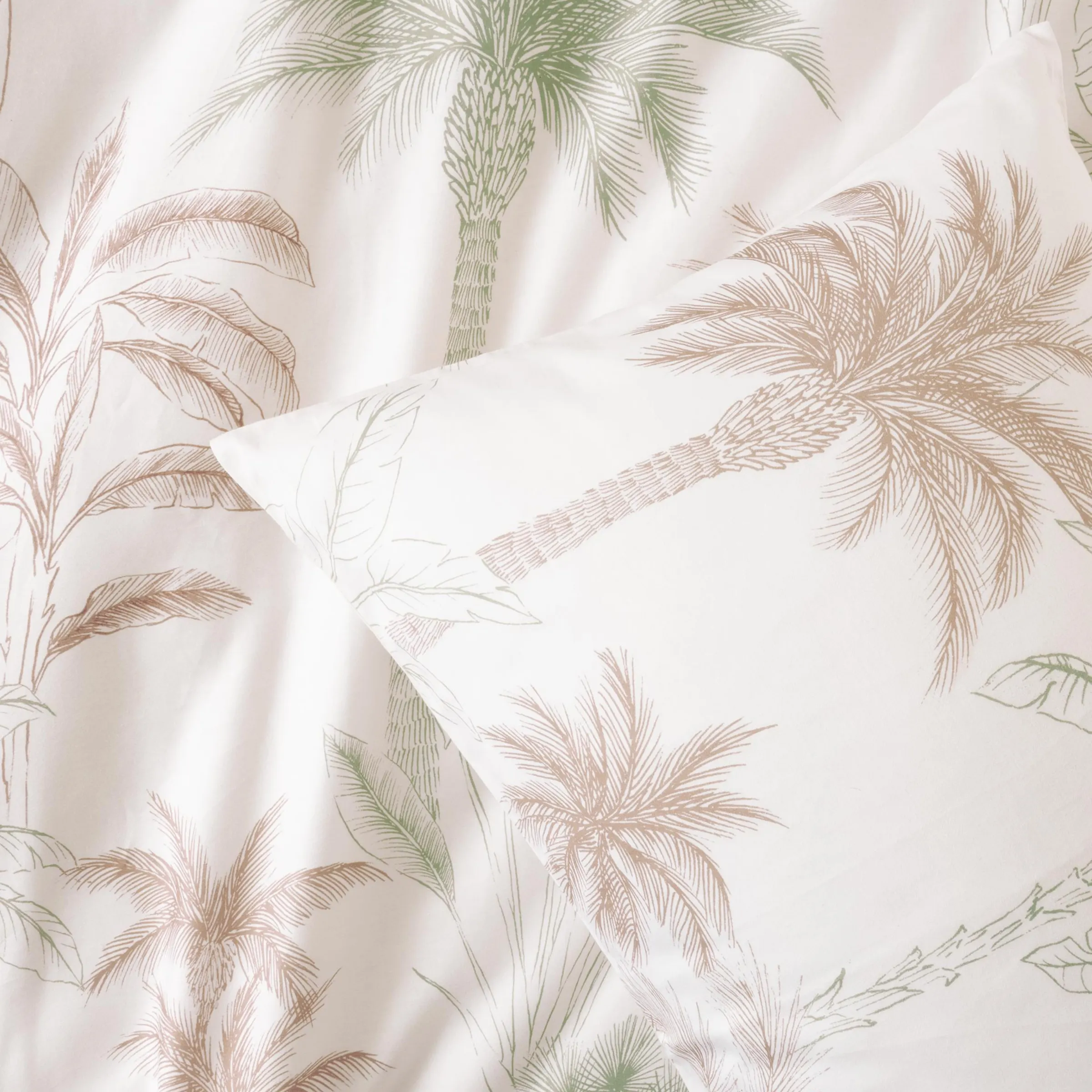 SAVONA Lombok Duvet Cover Set, Leaf, Queen