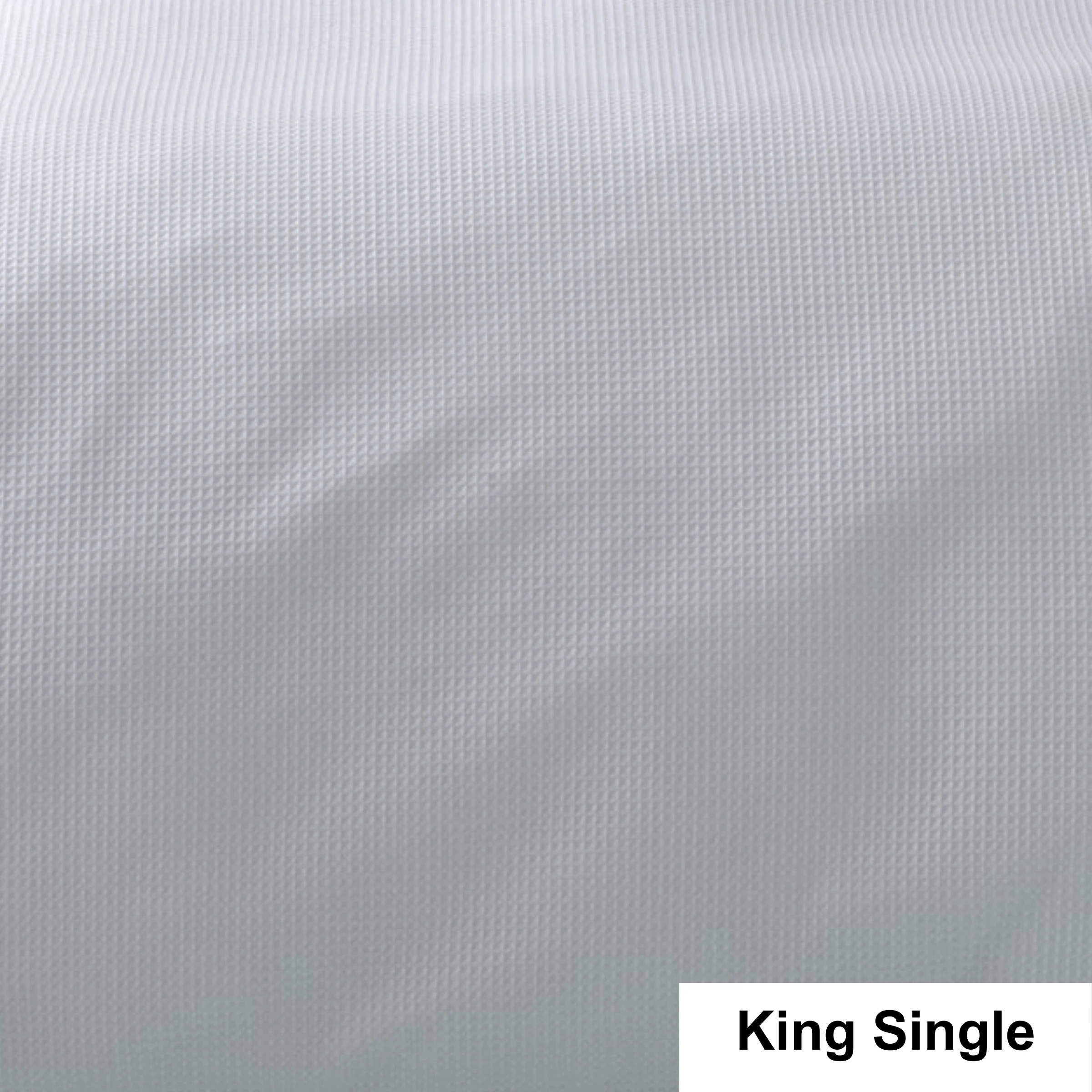 SAVONA Nova Duvet Cover Set, White, King Single