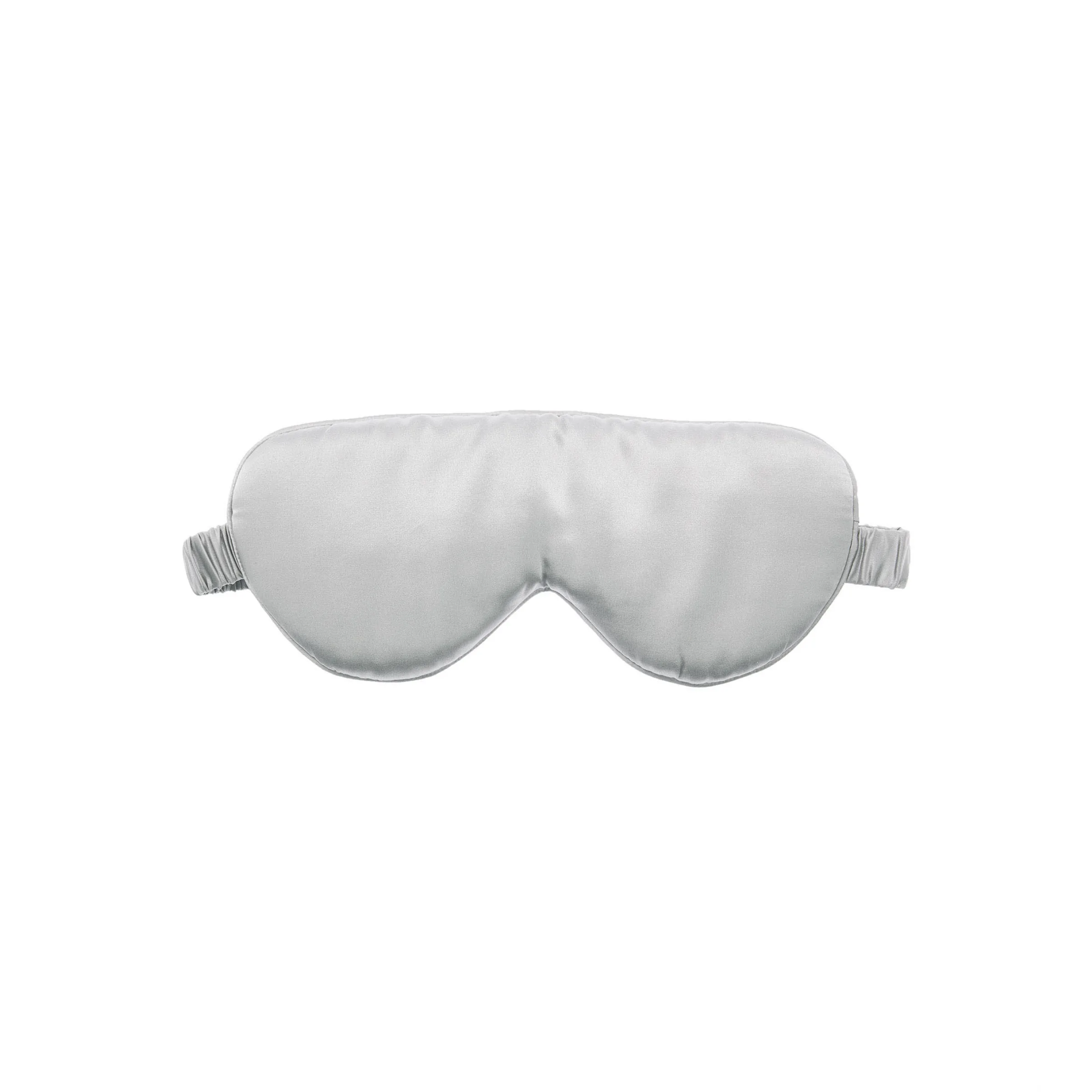 SAVONA Silk Sleep Mask, Silver, One Size