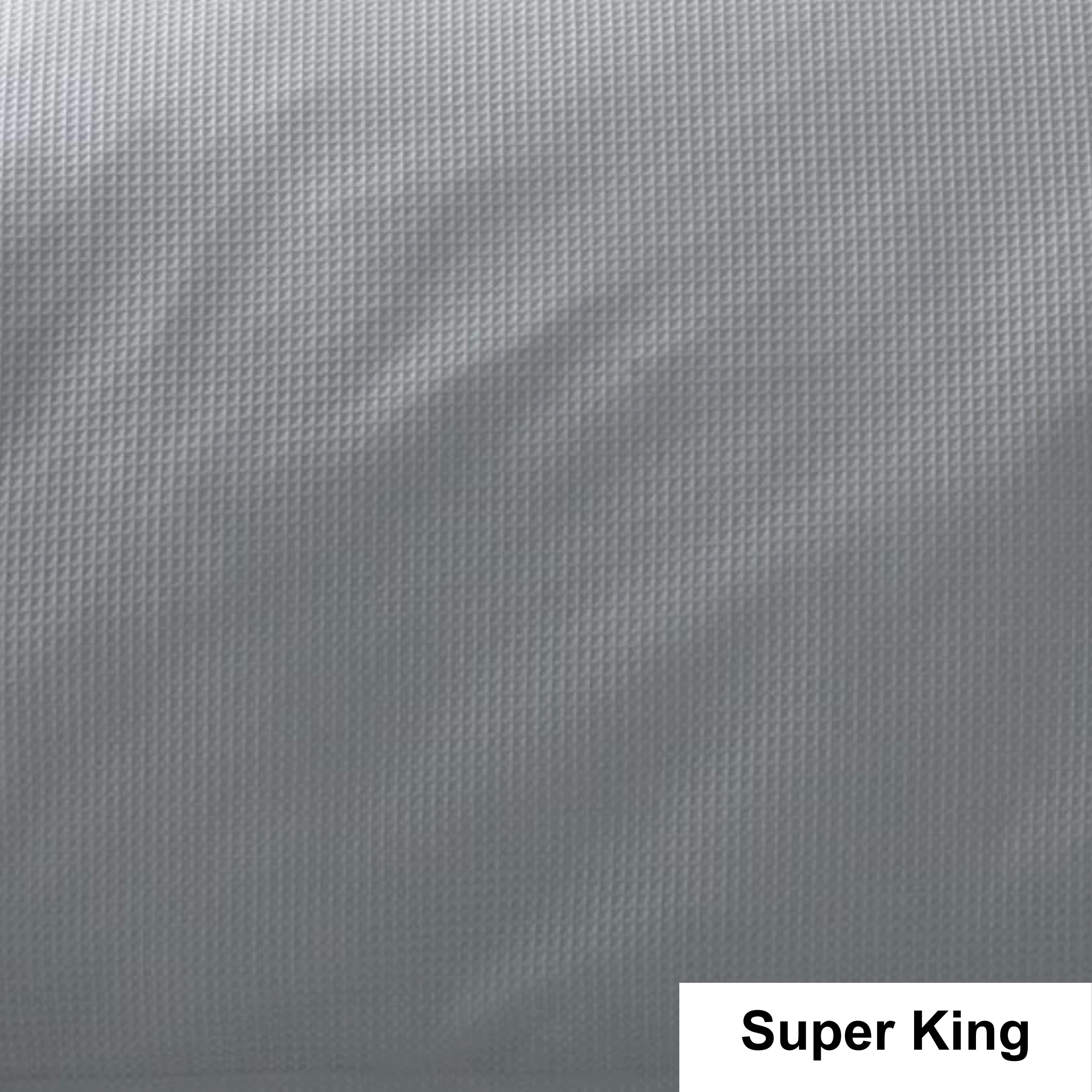 SAVONA Nova Duvet Cover Set, Silver, Super King