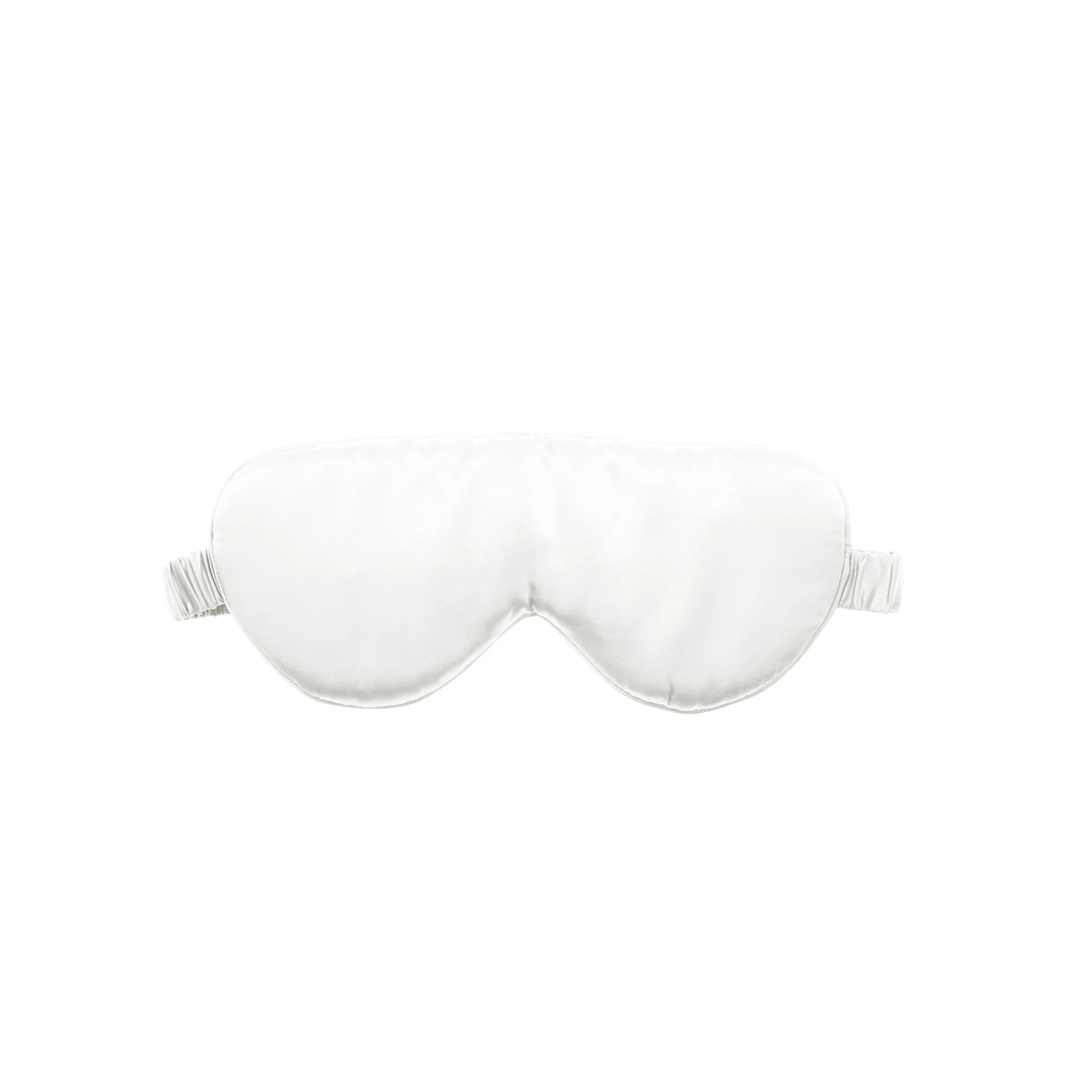 SAVONA Silk Sleep Mask, White, One Size