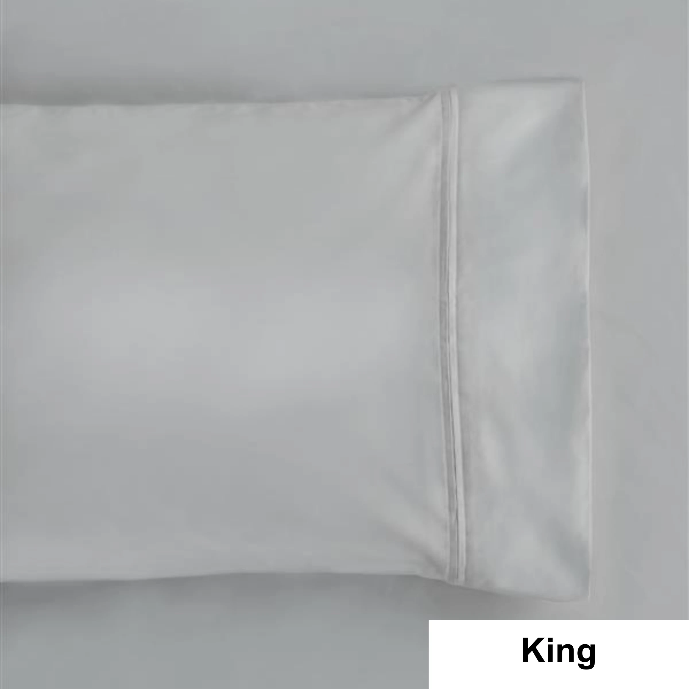 SAVONA 1000T Cotton Sheet Set, Silver, King