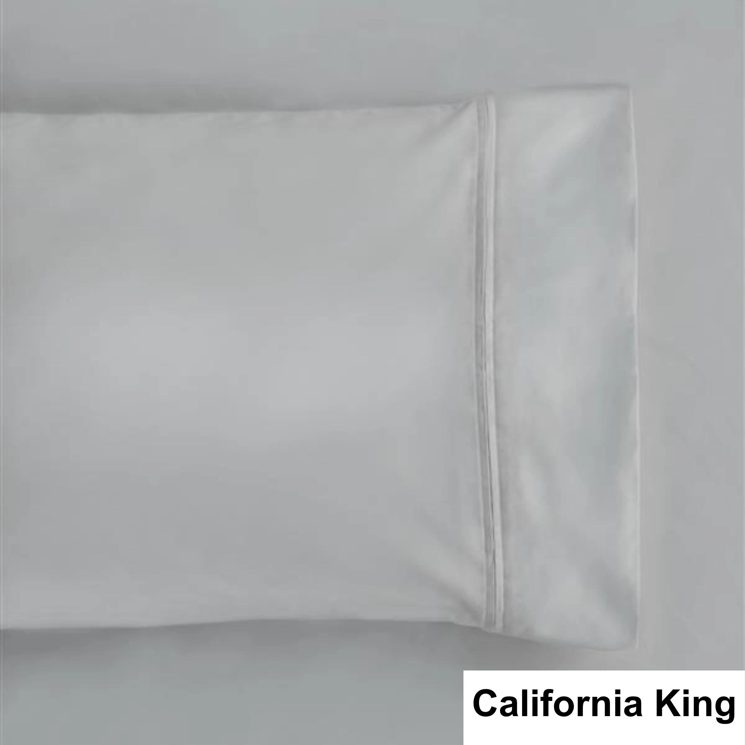 SAVONA 1000T Cotton Sheet Set, Silver, California King
