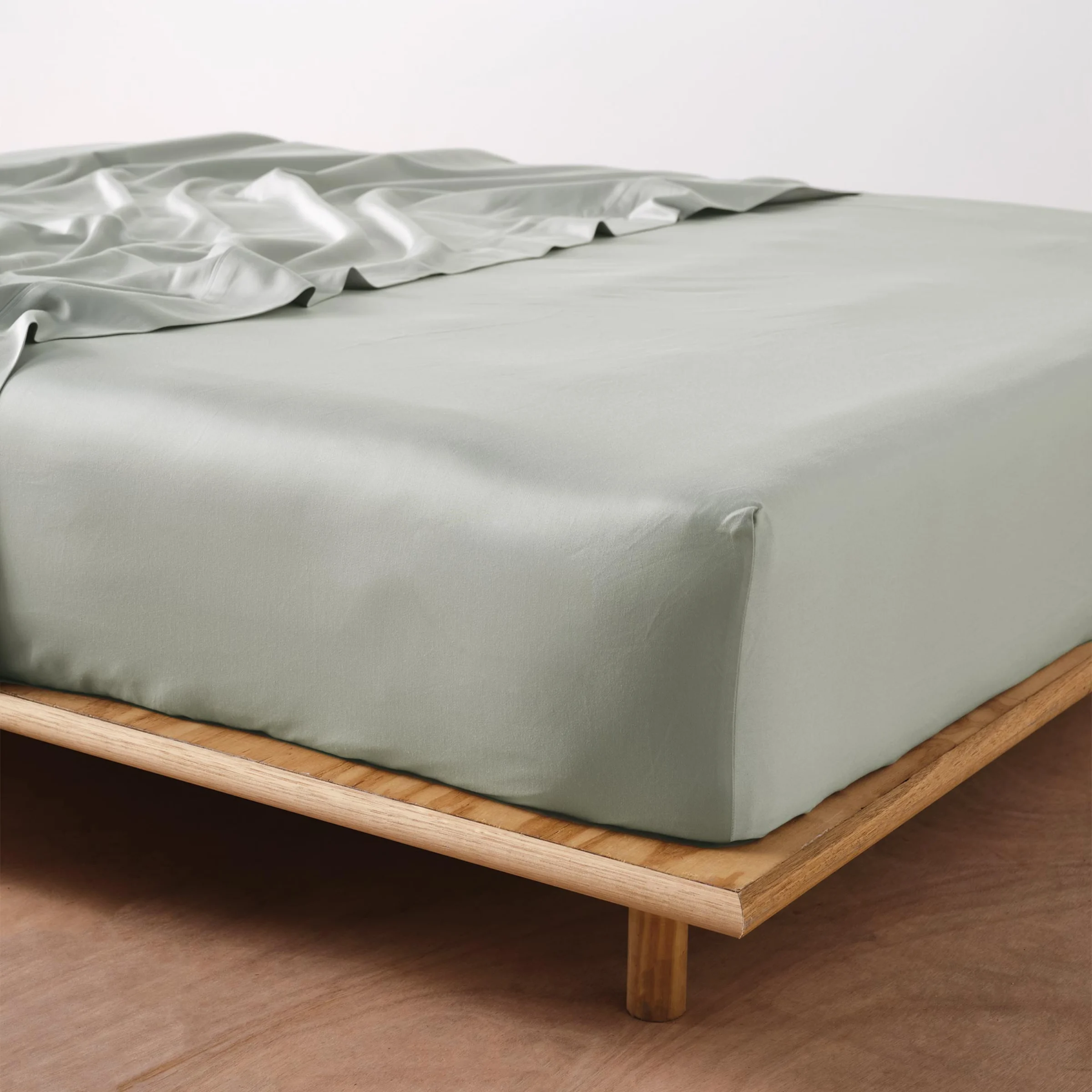 SAVONA 500T Bamboo Cotton Sheet Set, Silver, California King