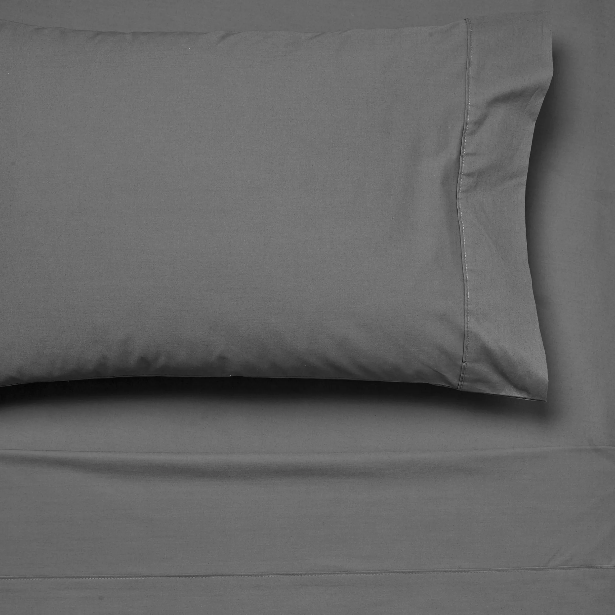 SAVONA Vienna Sheet Set, Charcoal, Single