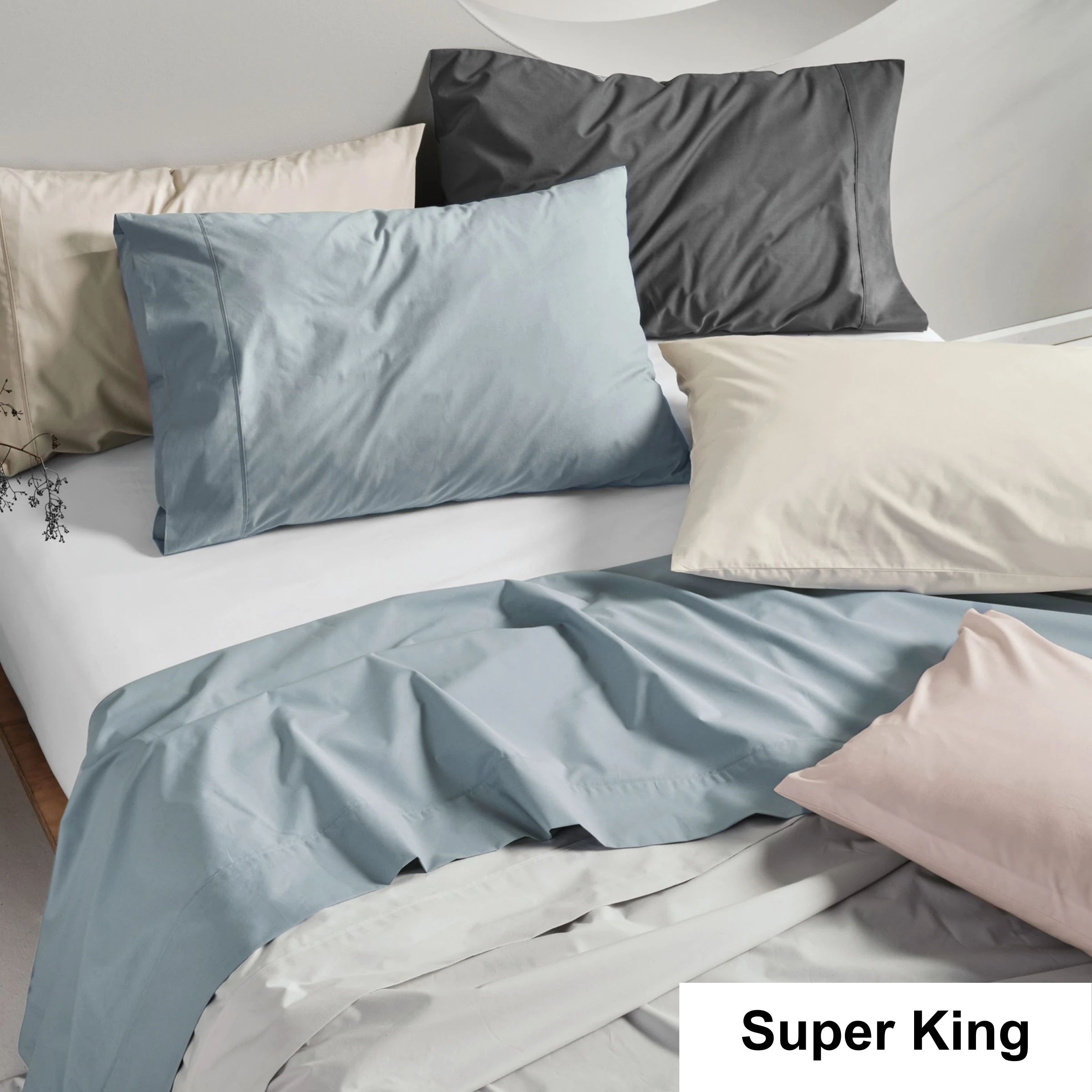 SAVONA Vienna Sheet Set, Blue, Super King