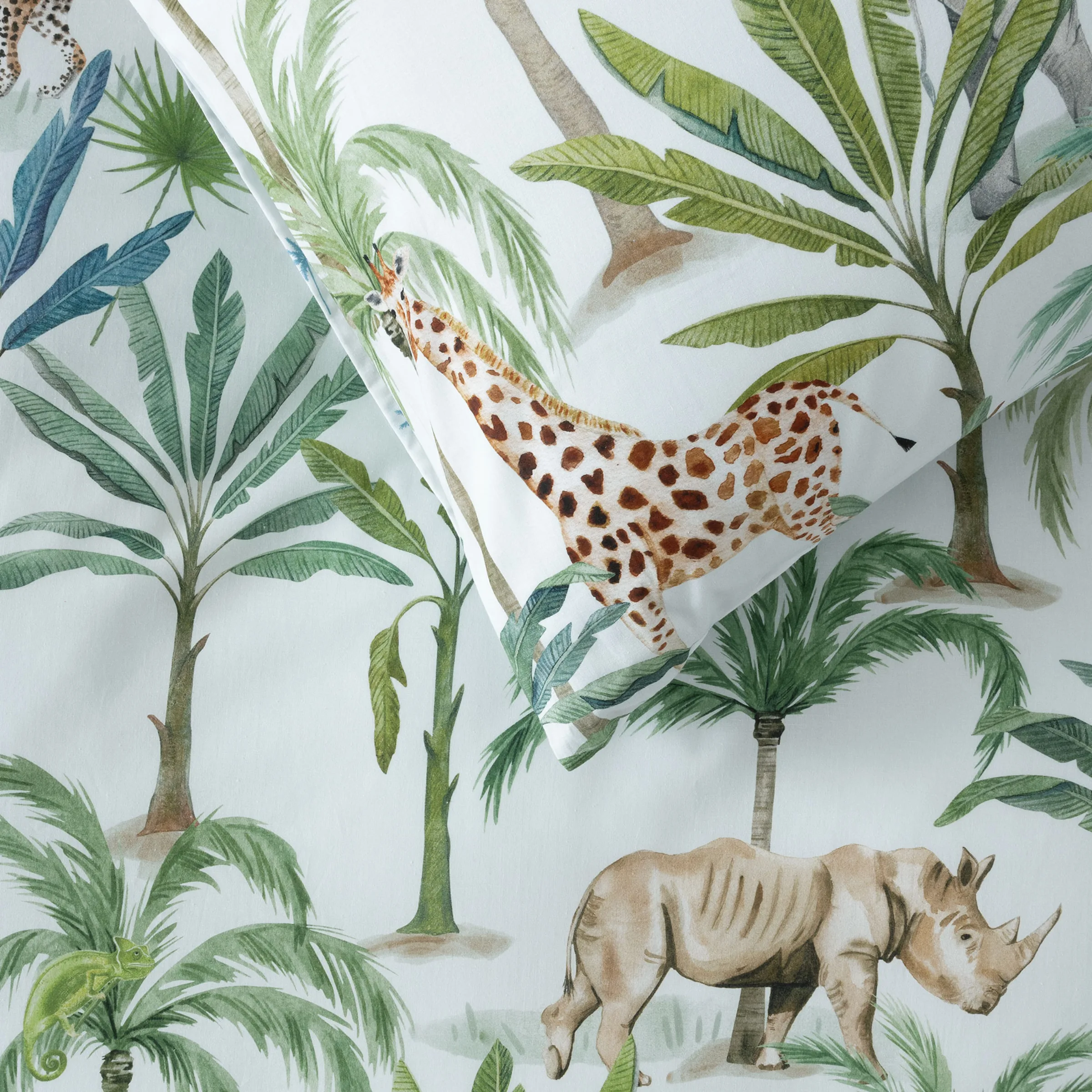 SQUIGGLES Jungle Oasis Duvet Cover Set, Multi, Double