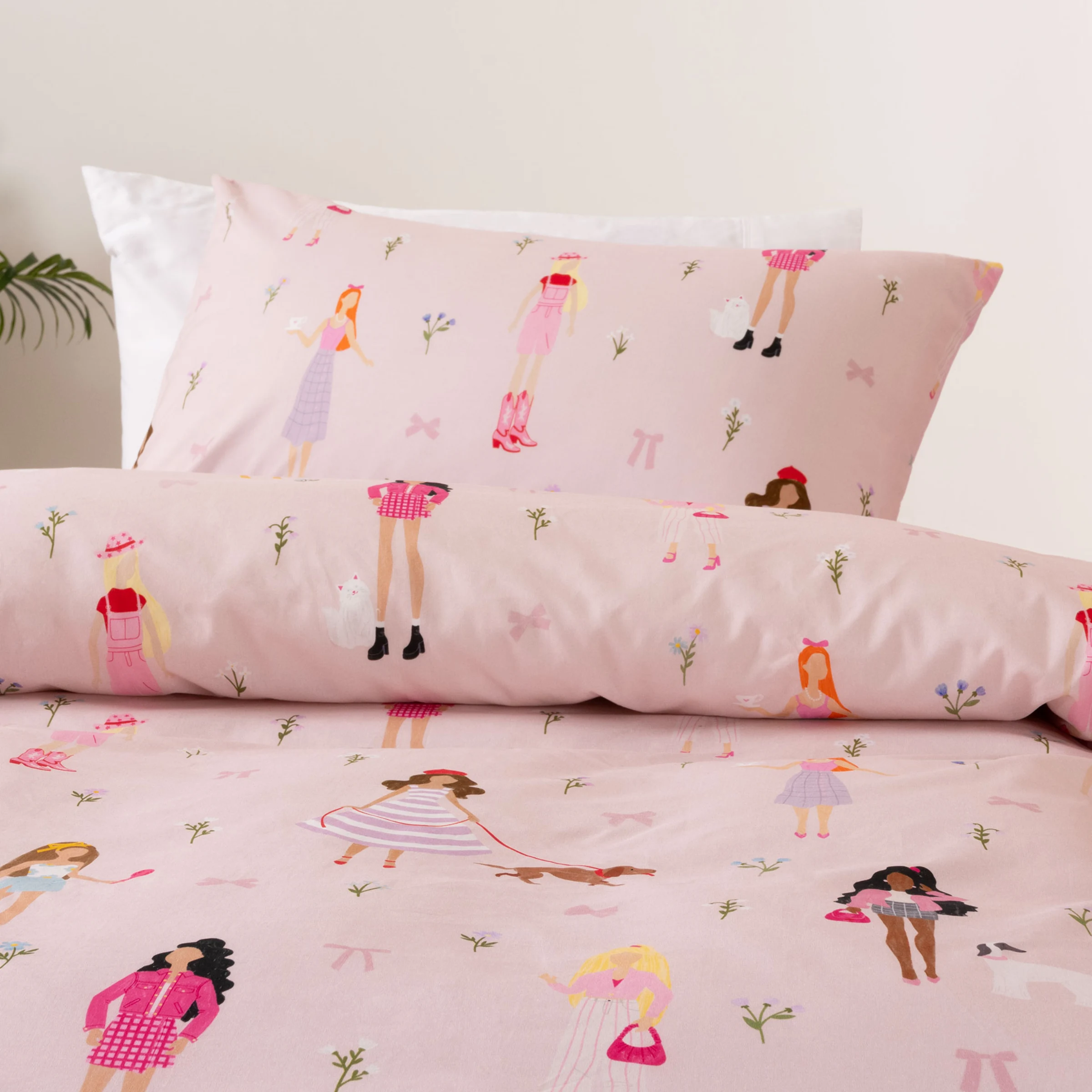 SQUIGGLES Runway Ready Duvet Cover Set, Candyfloss, Single
