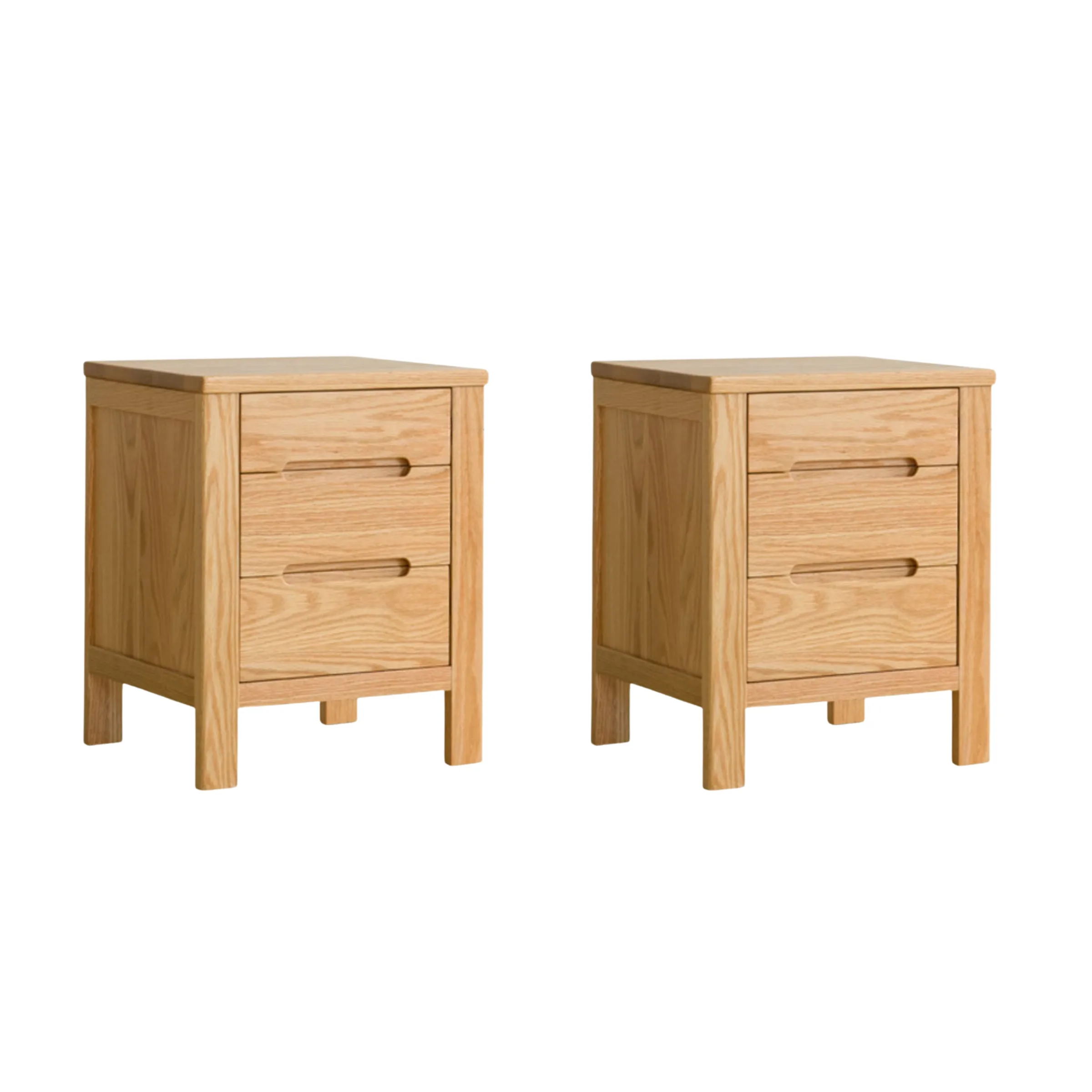 Solidwood Norway 2PCS Bedside Table Set B