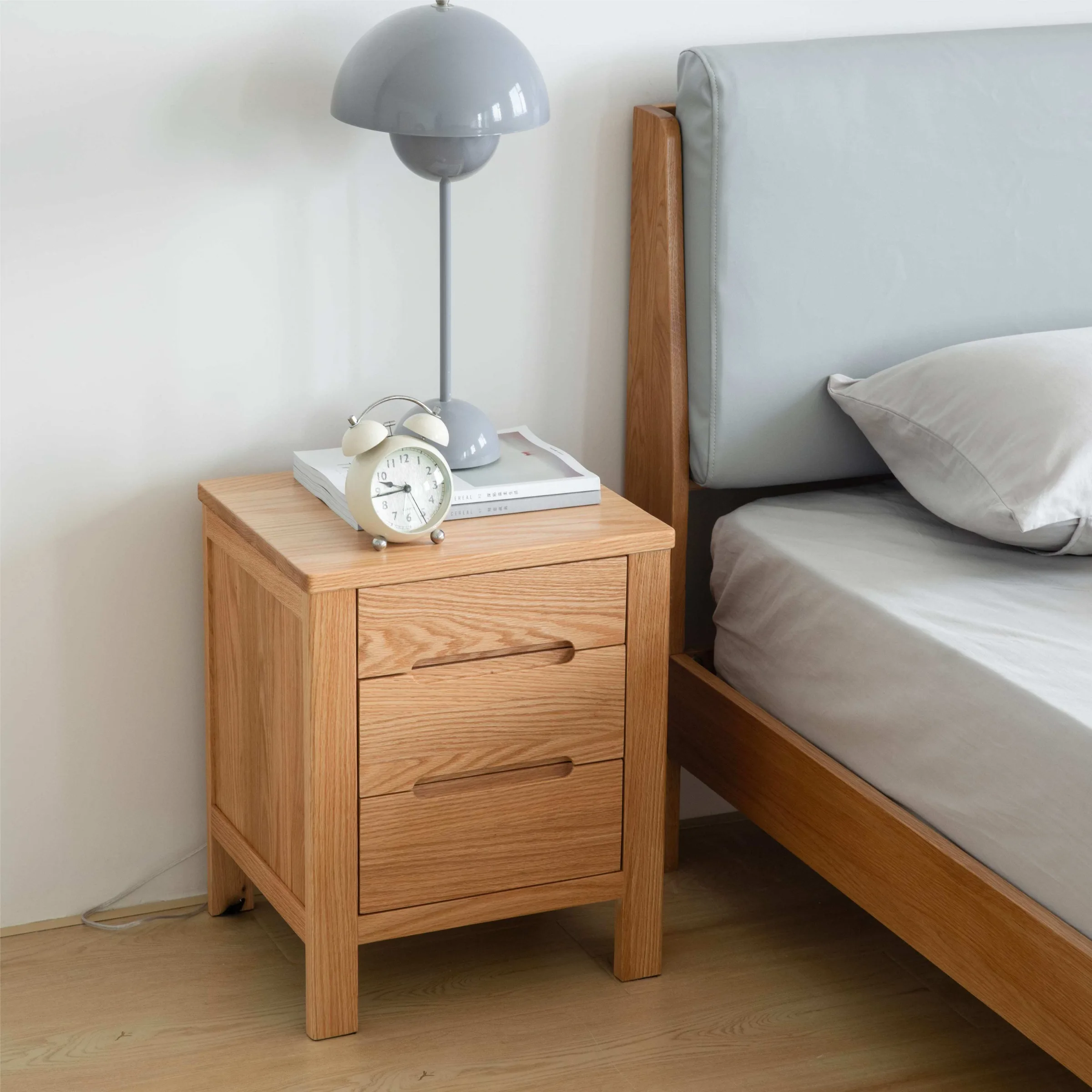 Solidwood Norway 2PCS Bedside Table Set B