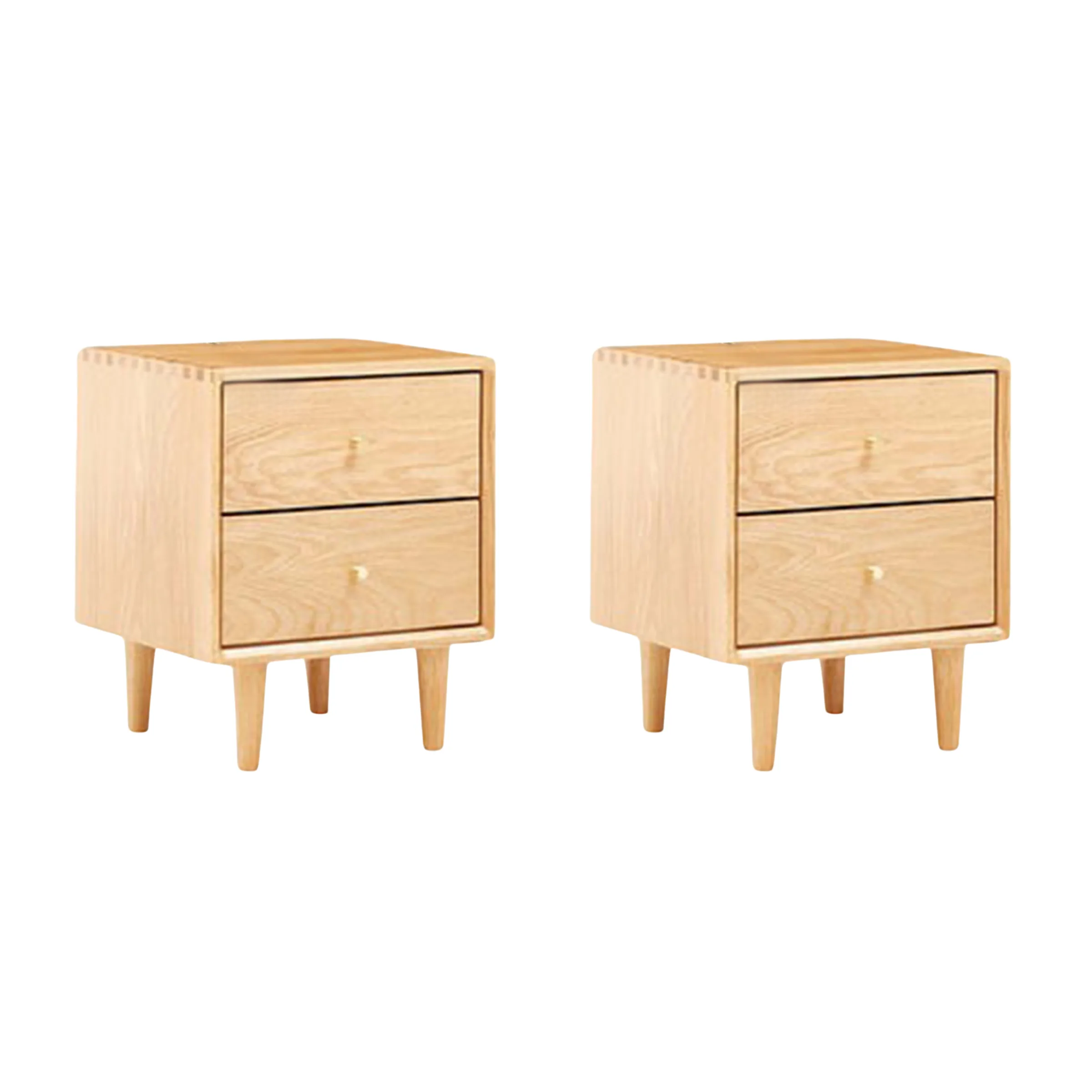 Solidwood Fuji 2PCS Bedside Table Set