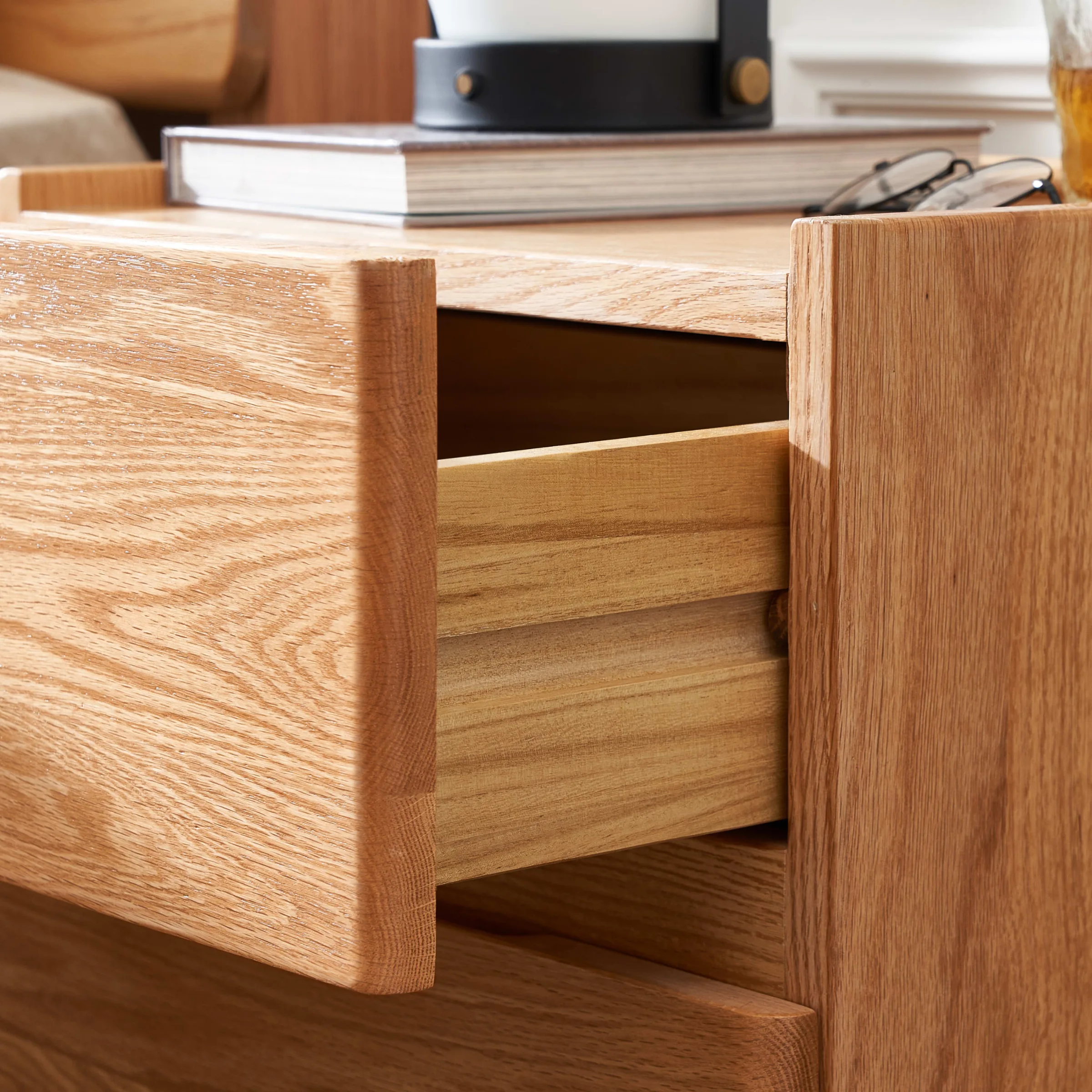 Solidwood Bailey 2PCS Bedside Table Set B