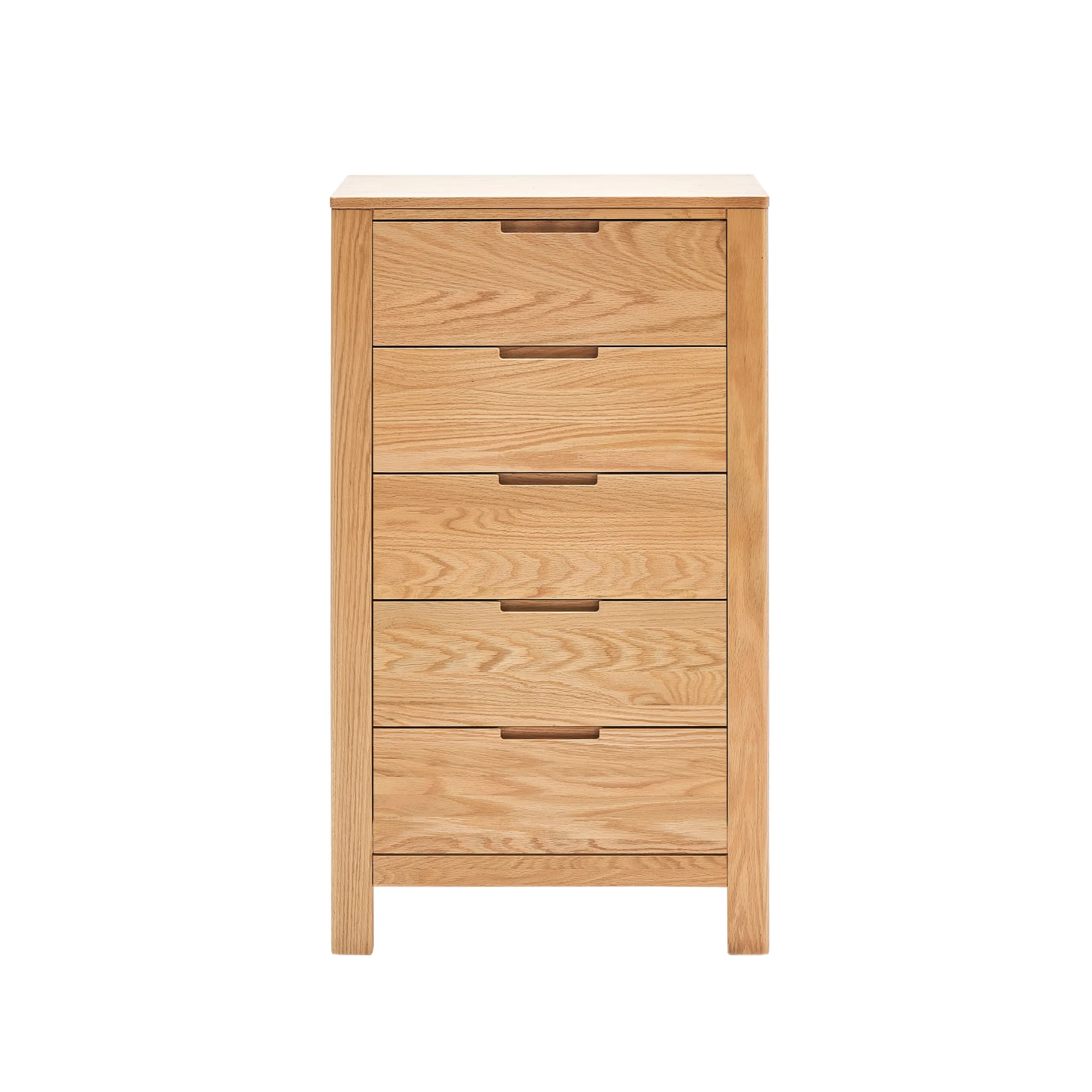 Solidwood Norway 3PCS Bedroom Set, 5-Drawer Tall Boy