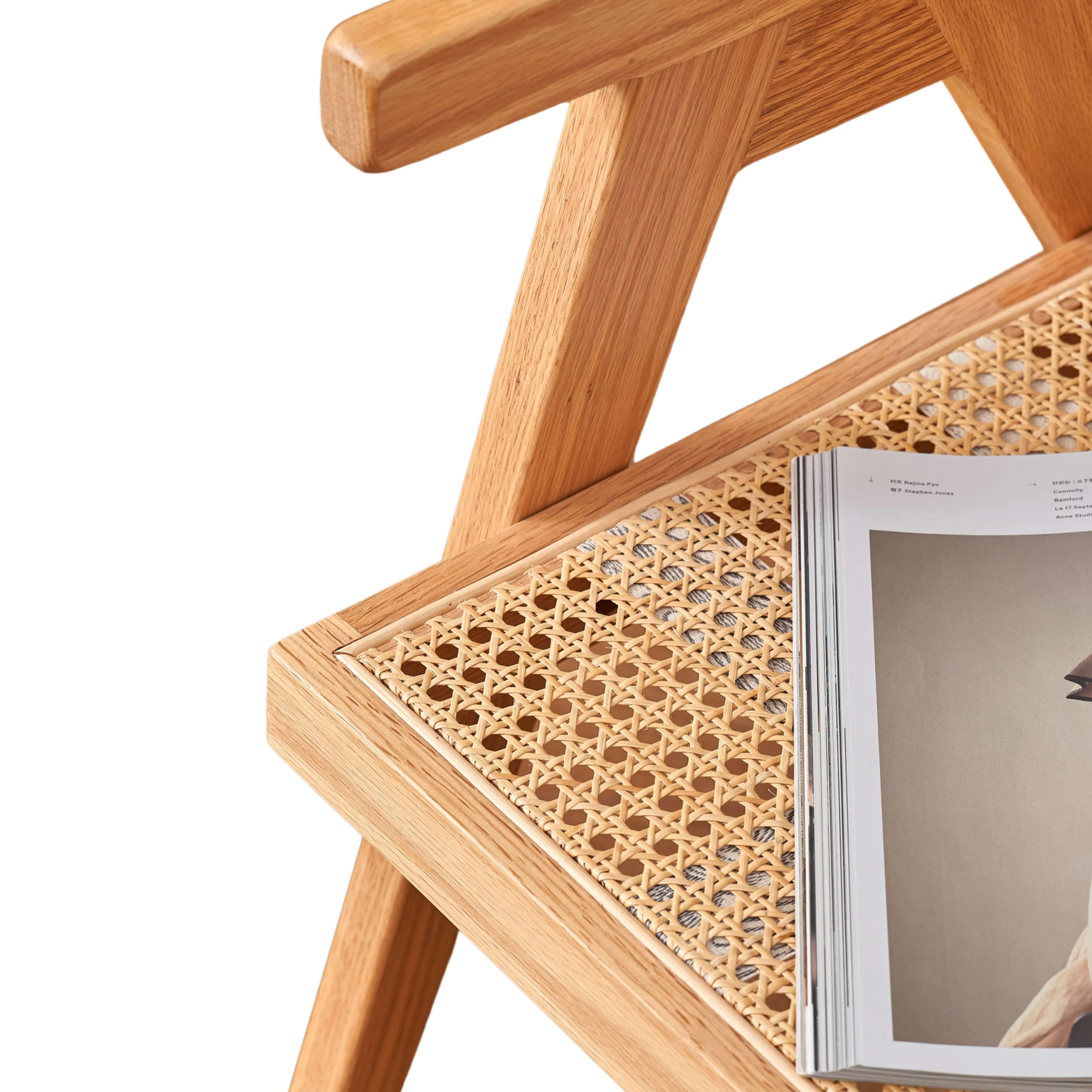 Solidwood Norway 2PCS Rattan Armchair Set