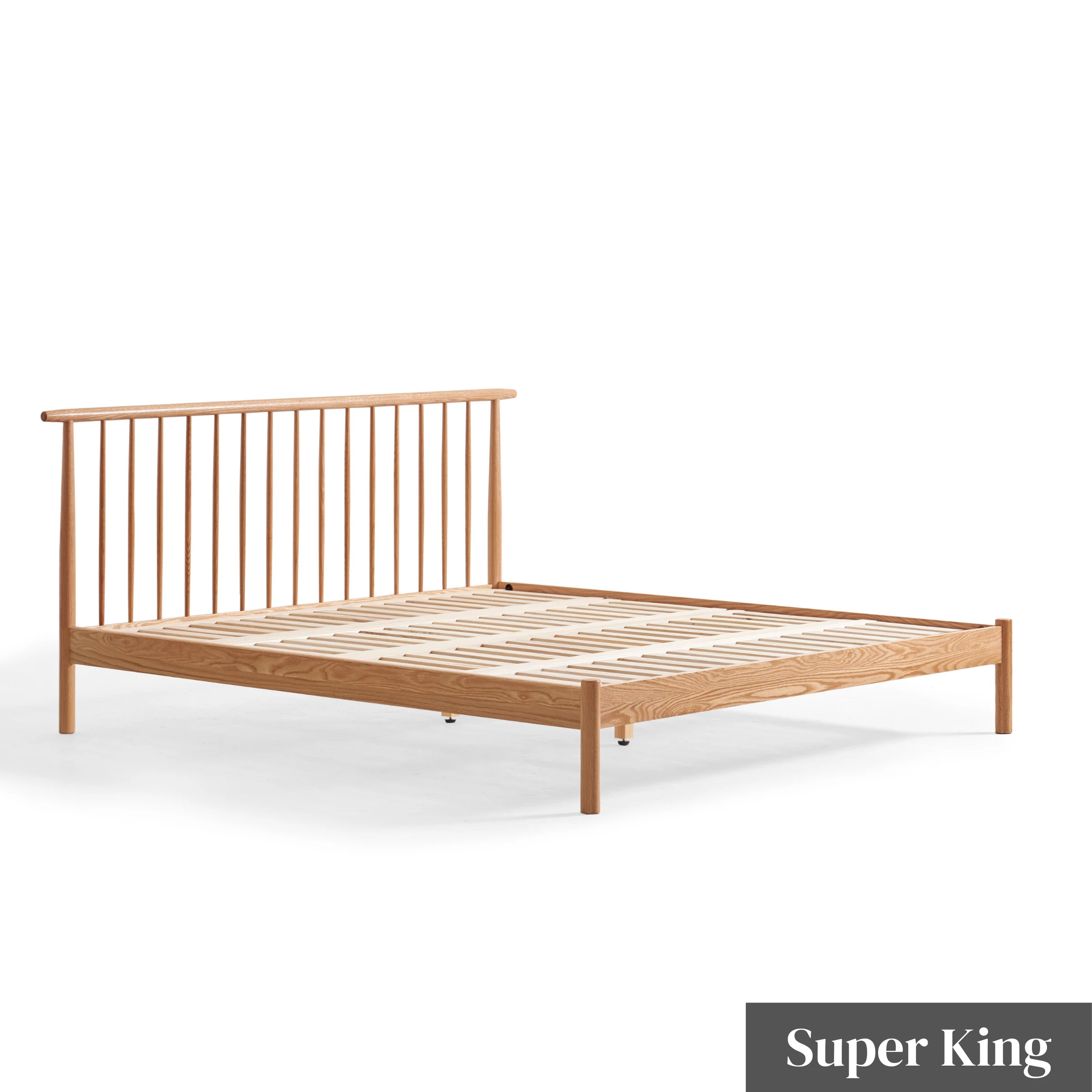 Solidwood Santa Rosa Super King Bed Frame, Natural