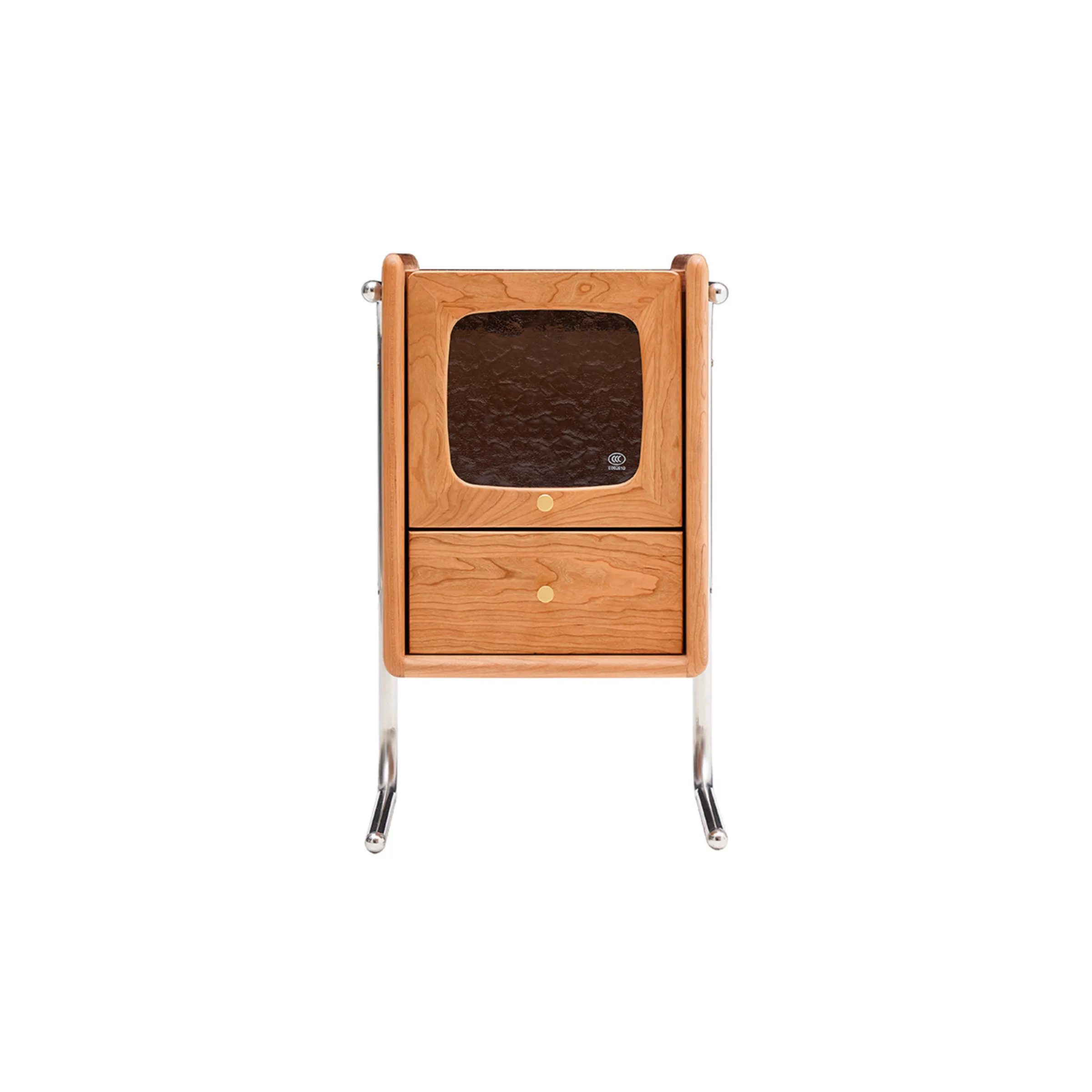 Solidwood Quartz Cherry Bedside Table